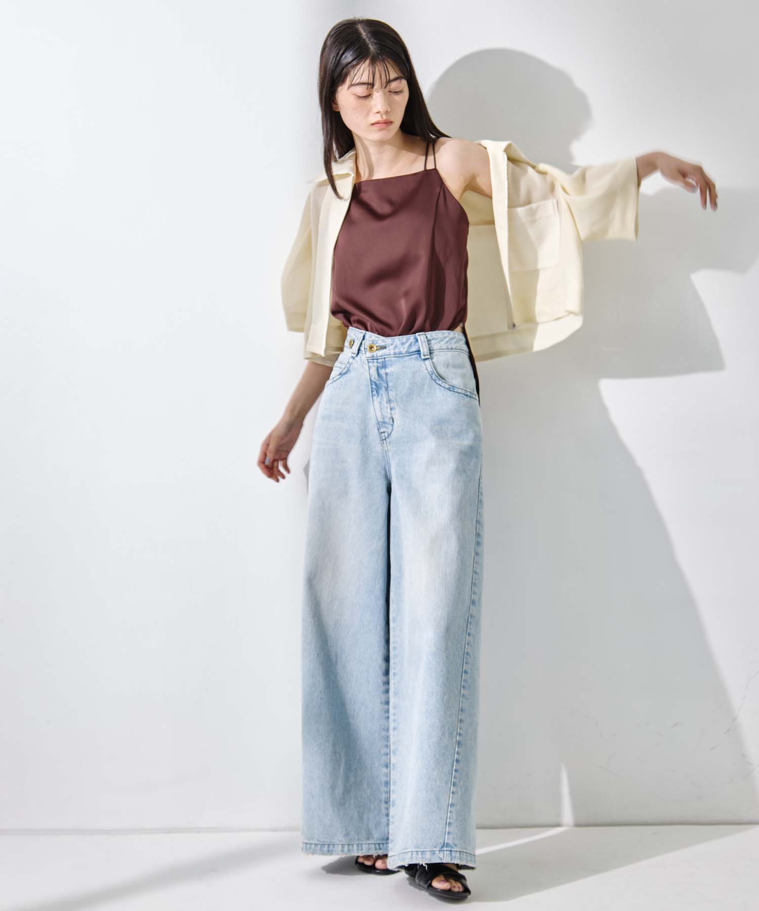 Stretch Satin Padded Camisole 