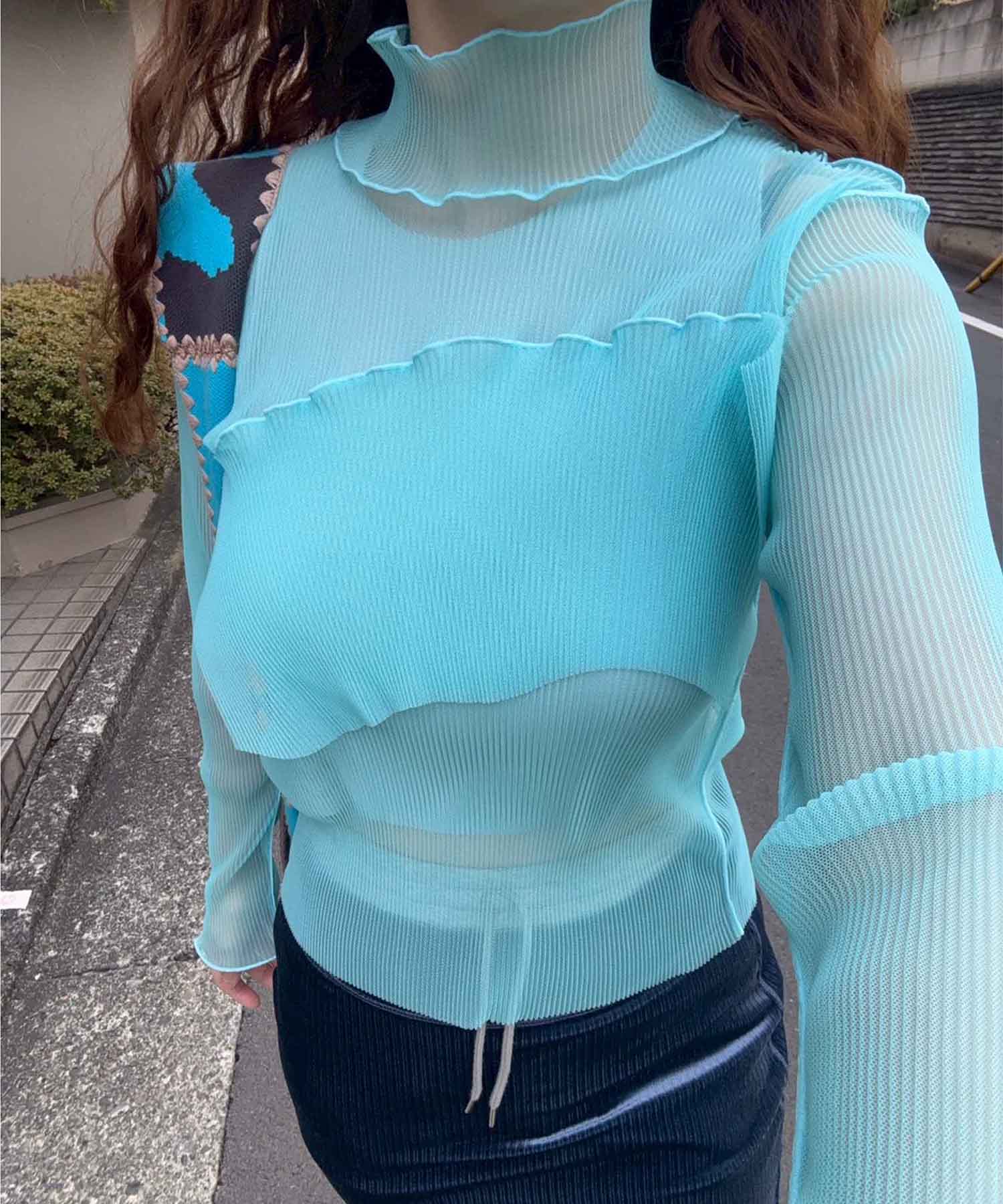 GHOST TODO TOP *LONGSLEEVE HIGHNECK +INNER kotohayokozawa