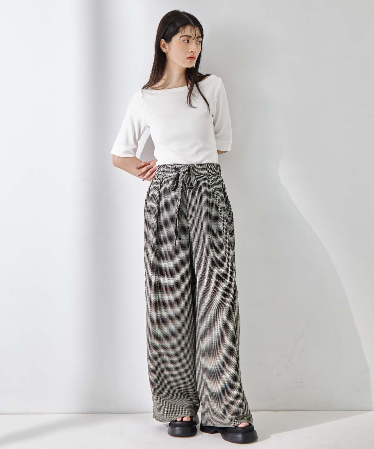 Luxury Cotton Boat Neck Tee 