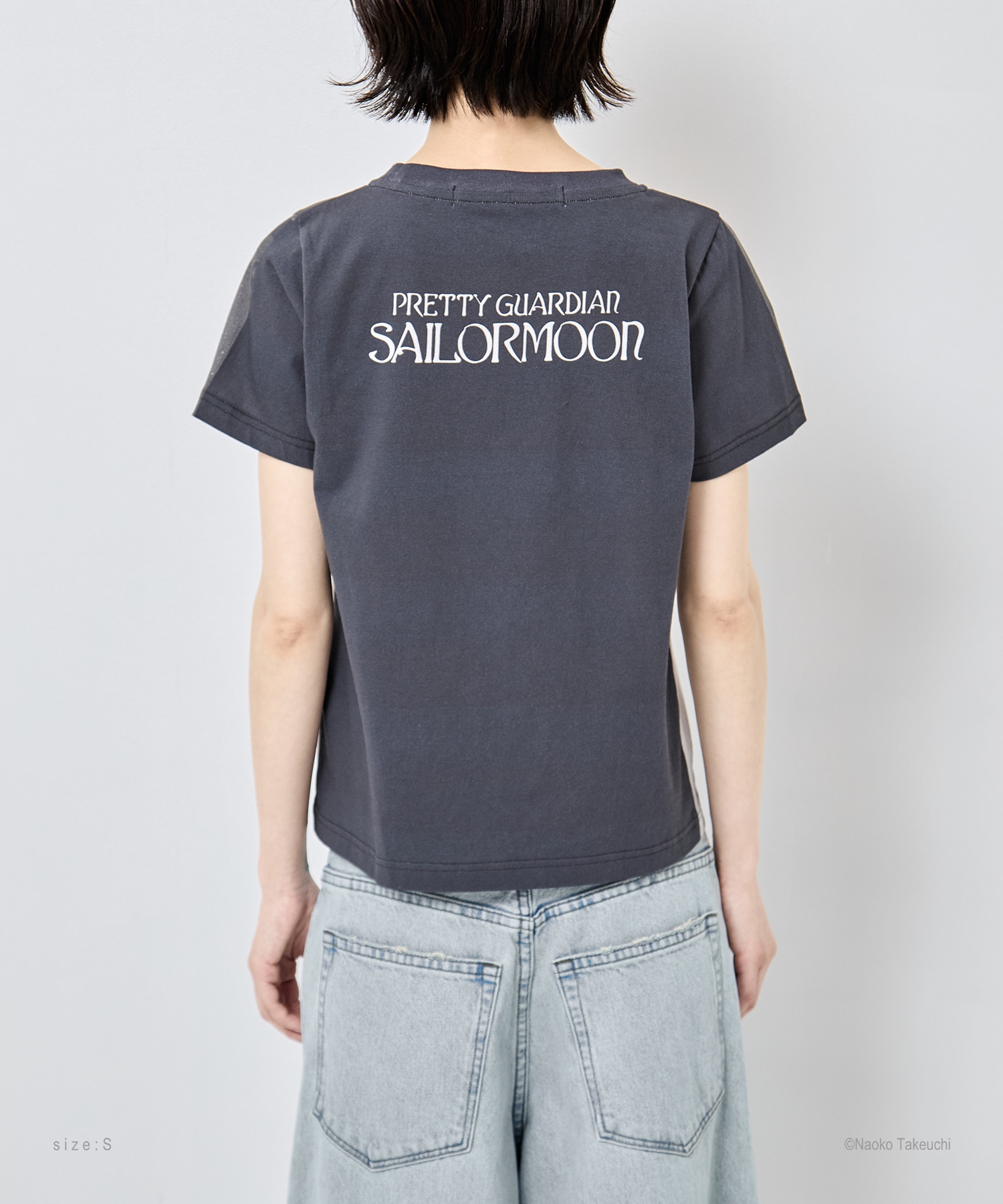 Sailor Moon silhouette T-shirt tanakadaisuke