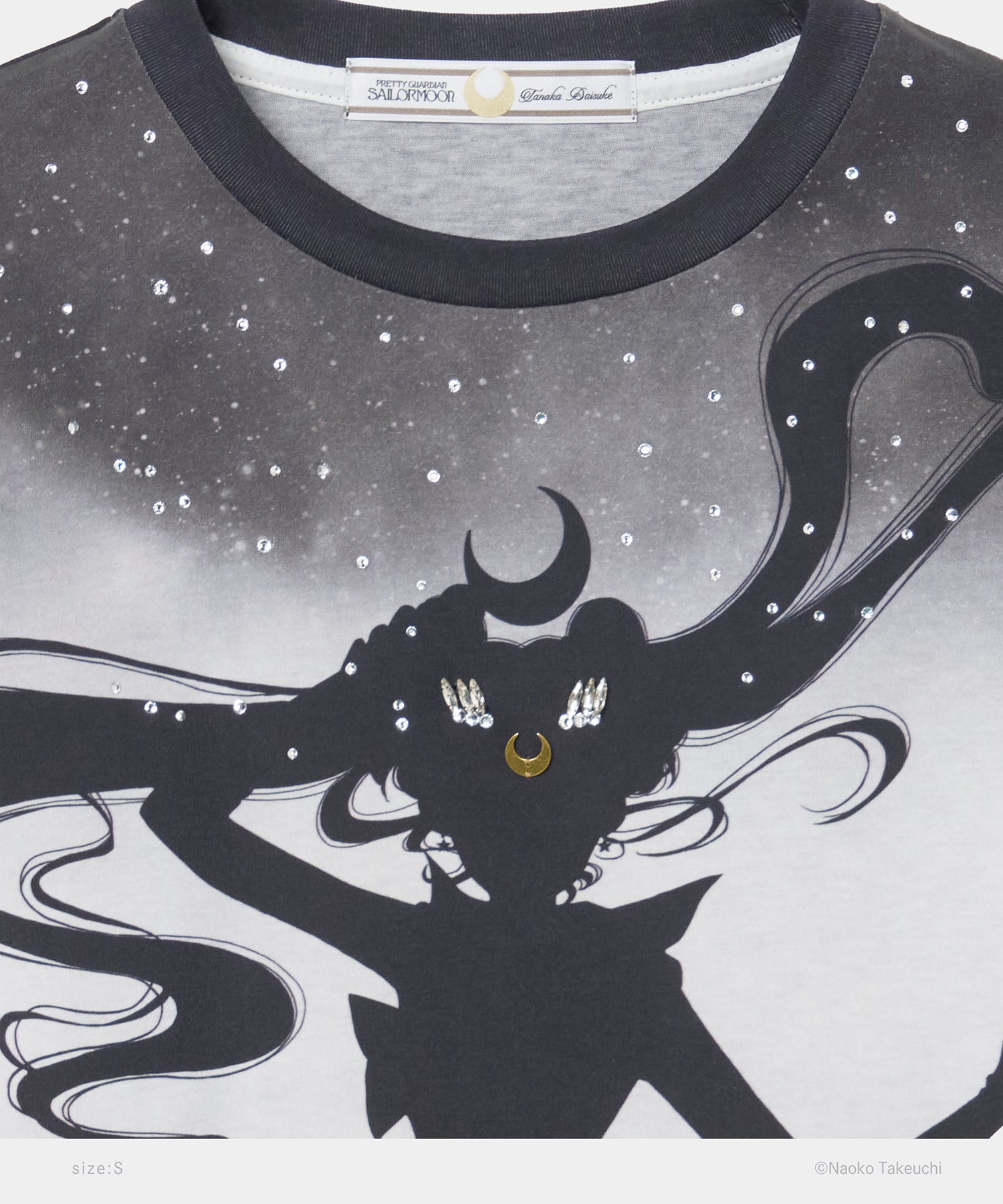 Sailor Moon silhouette bijou T-shirt tanakadaisuke