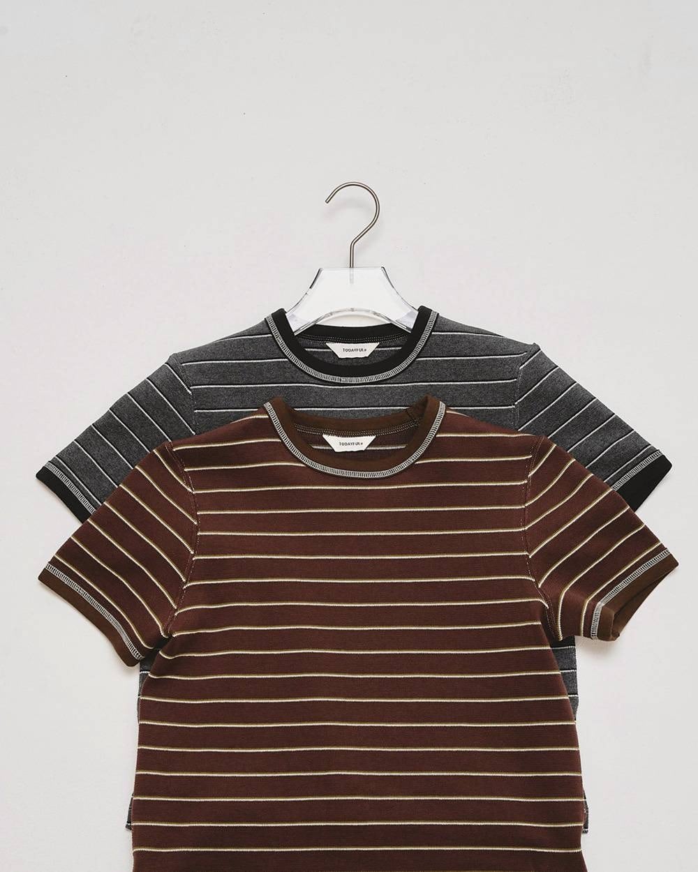 Border Ringer Tee TODAYFUL