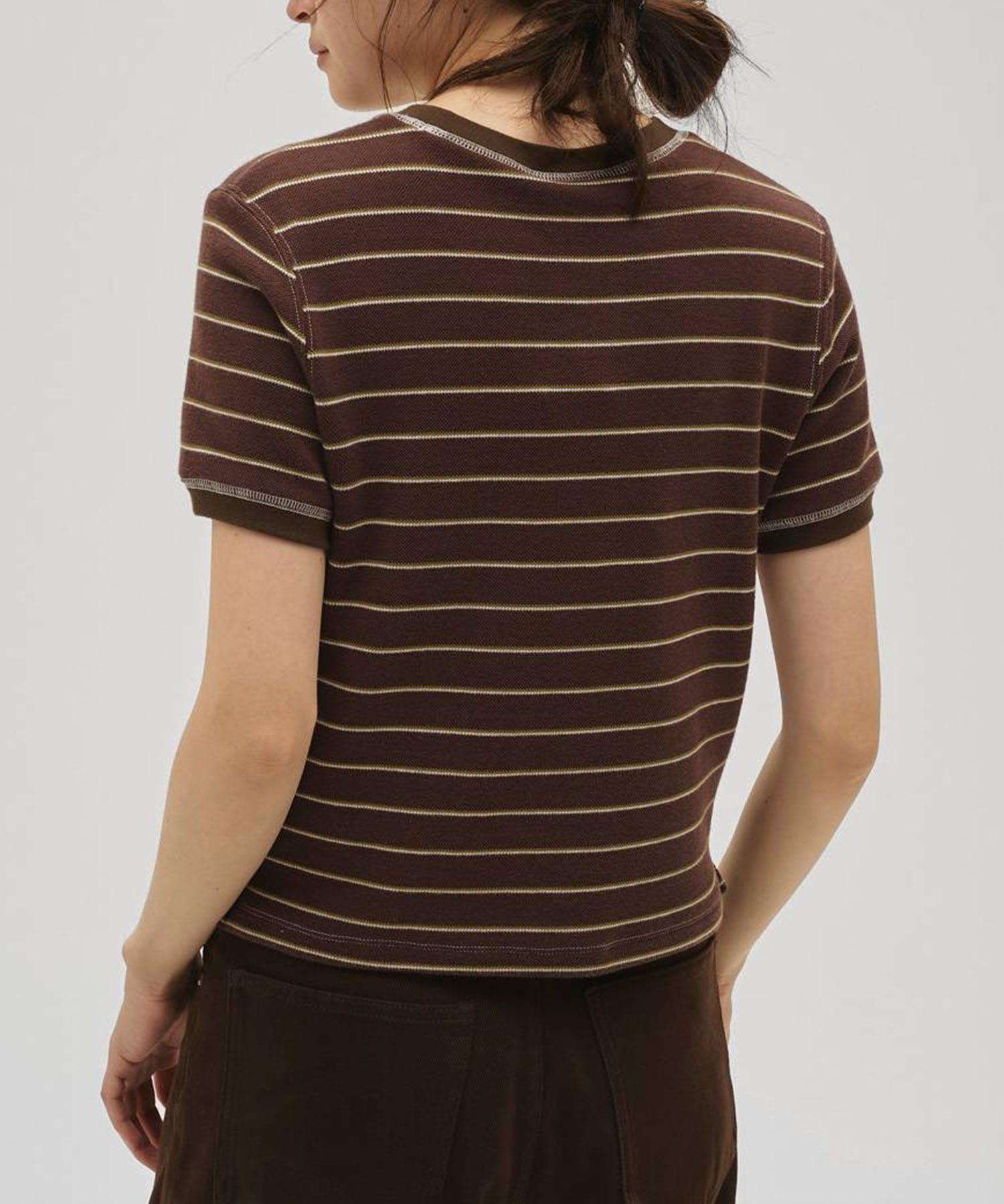 Border Ringer Tee TODAYFUL