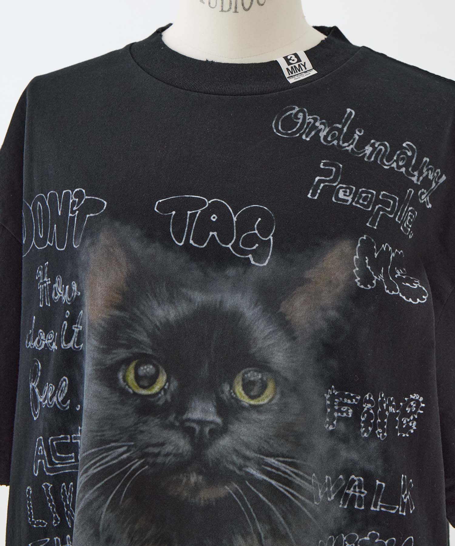 CAT PRINTED TEE Maison MIHARA YASUHIRO