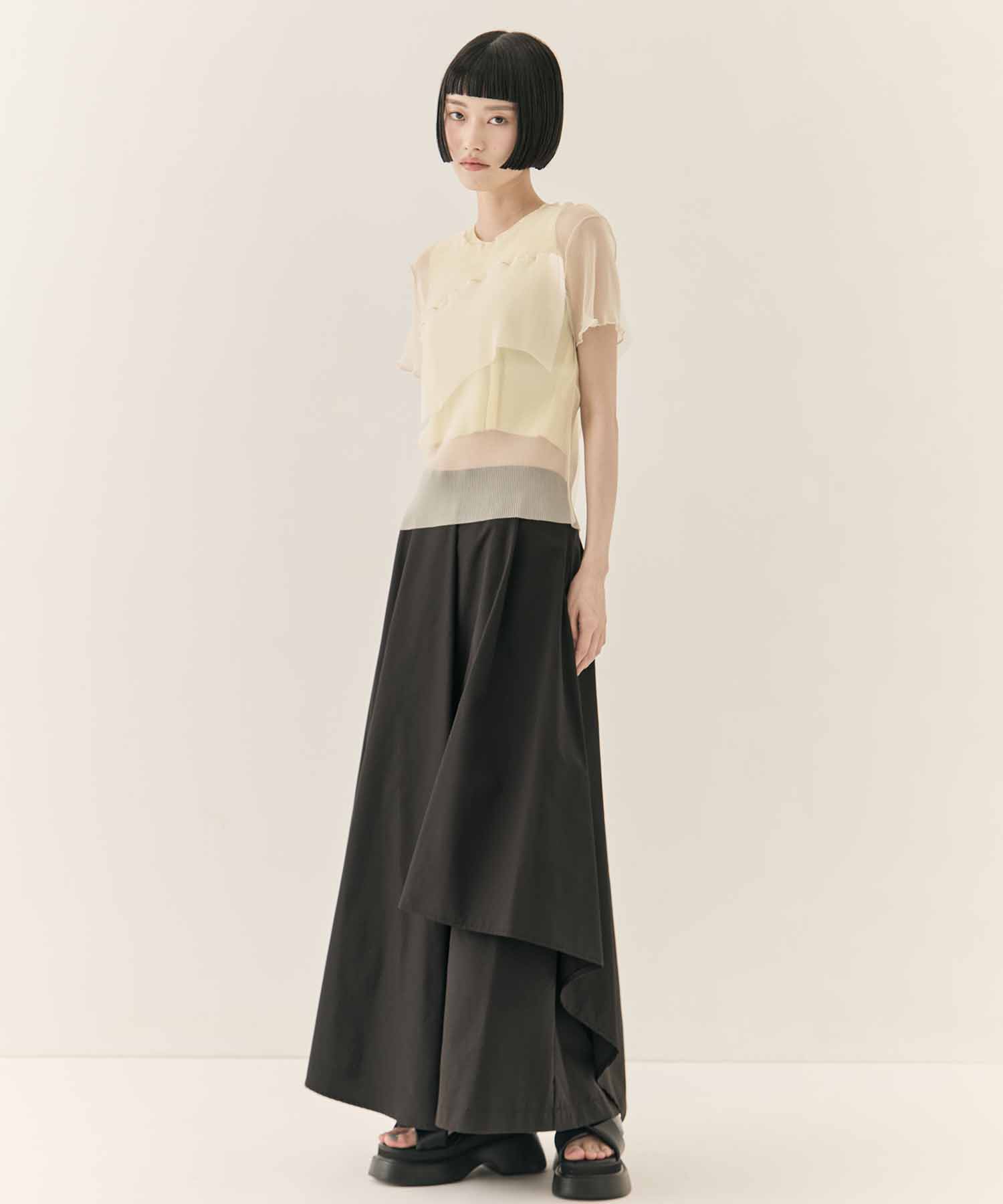 GHOST TODO TOP SHORT SLEEVE +INNER kotohayokozawa