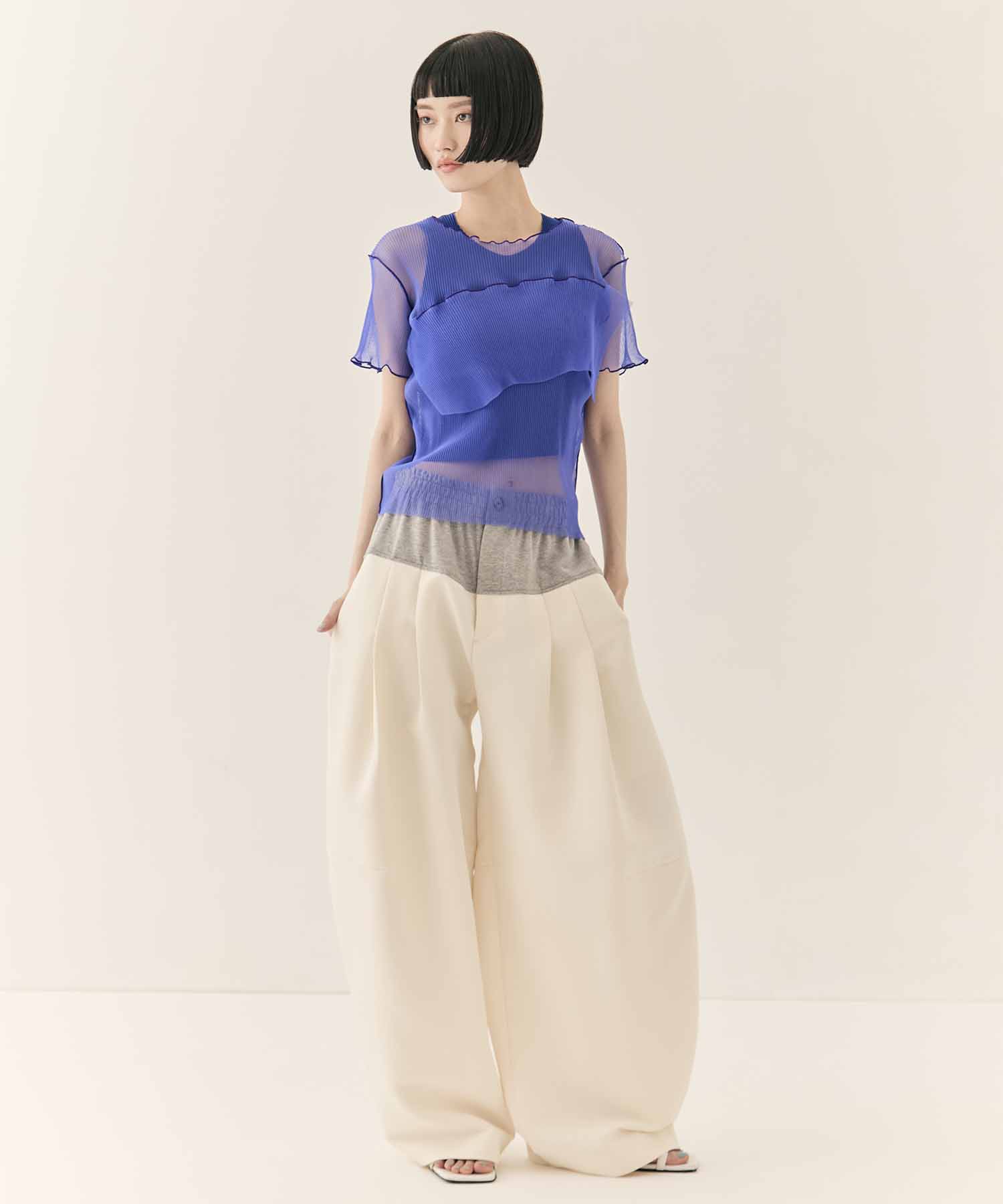 GHOST TODO TOP SHORT SLEEVE +INNER kotohayokozawa