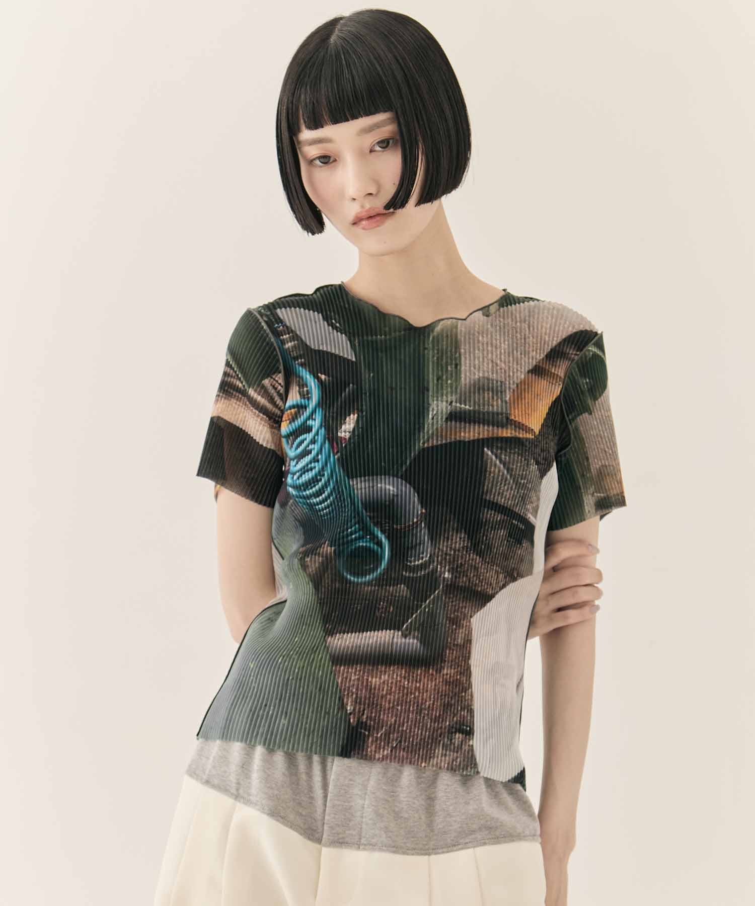 SHEER GRAPHIC TOP kotohayokozawa