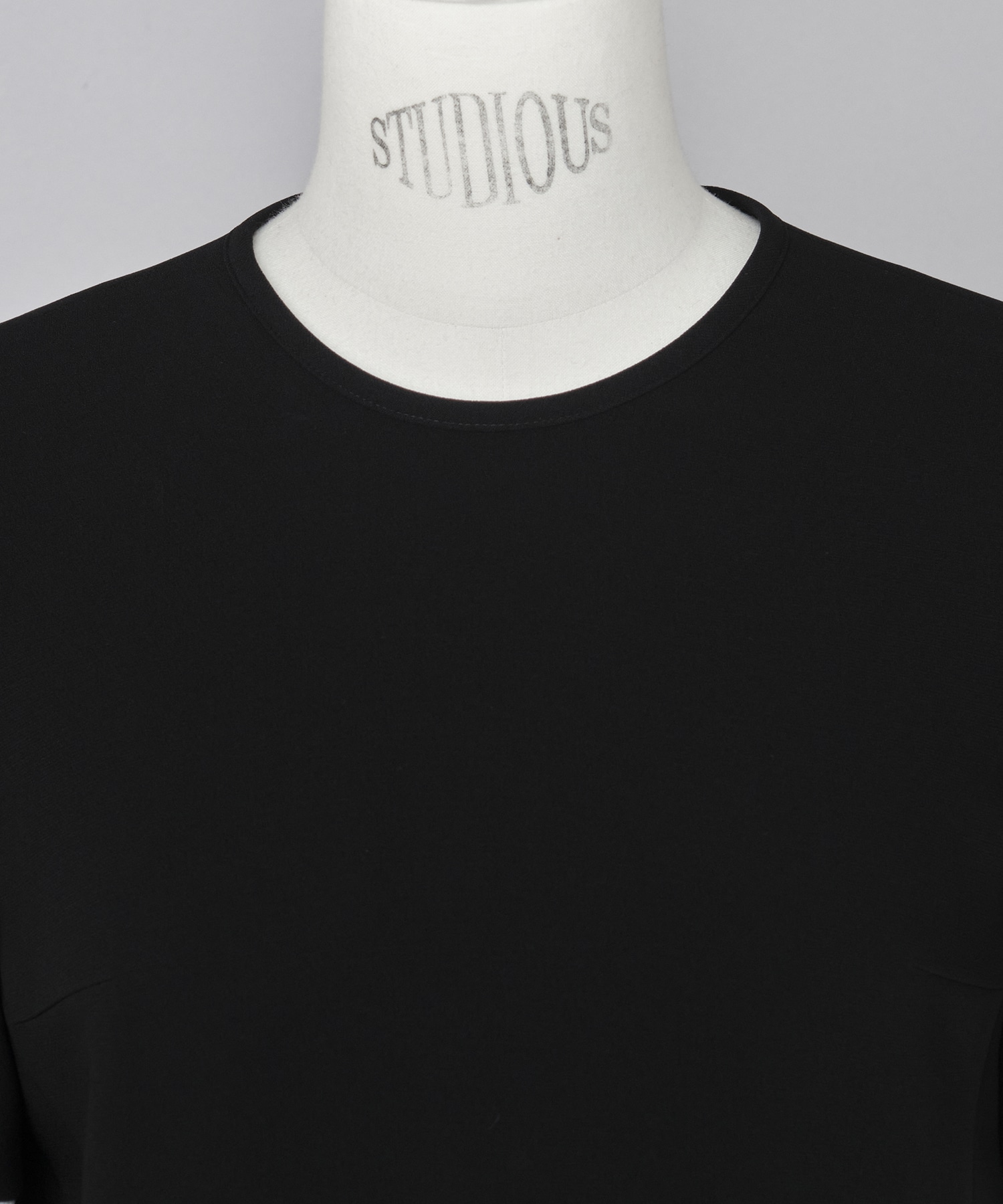 Triacetate Polyester Embroidered Short Sleeve Top Mame Kurogouchi