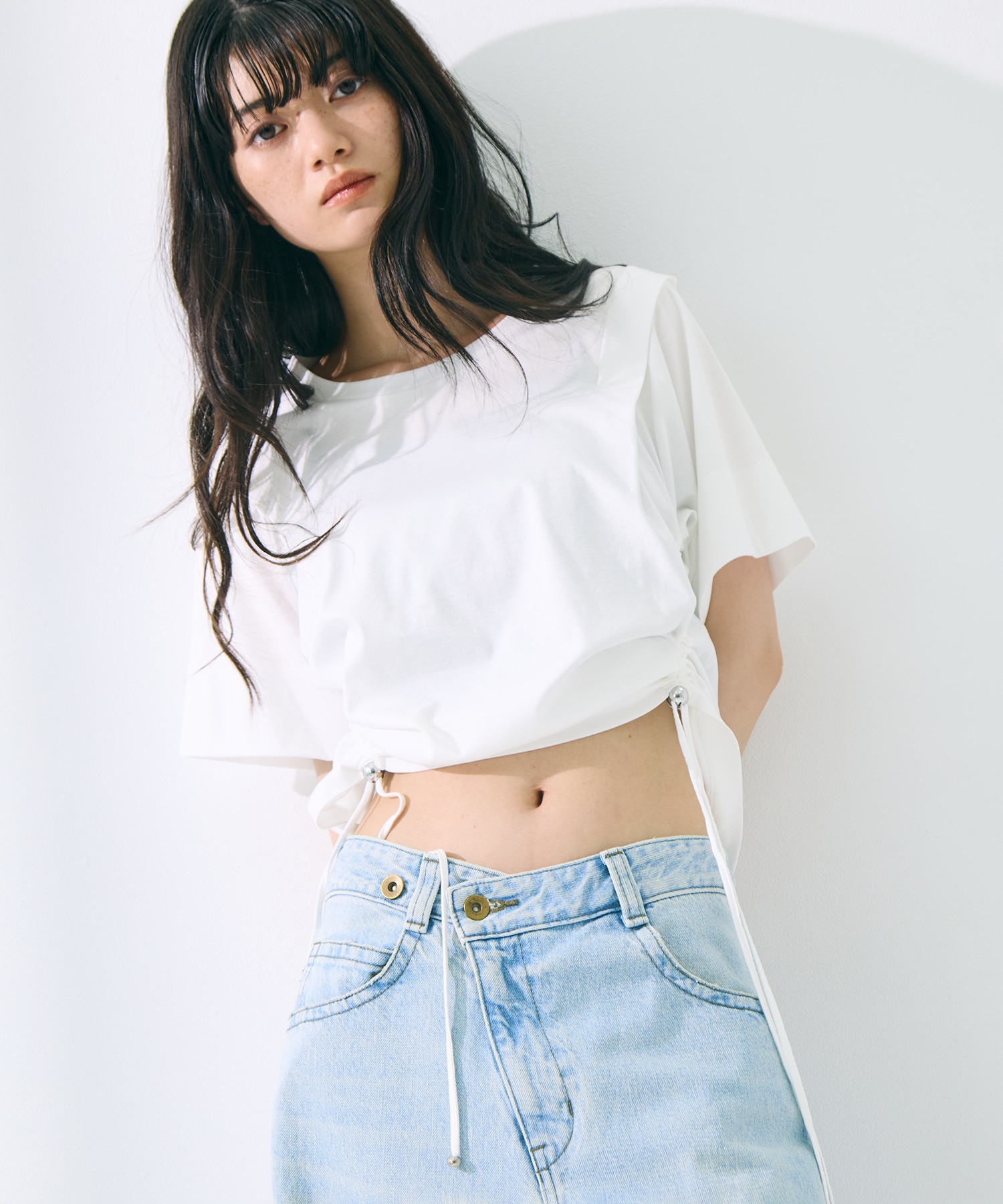 Multi Length Drawstring Tee STUDIOUS