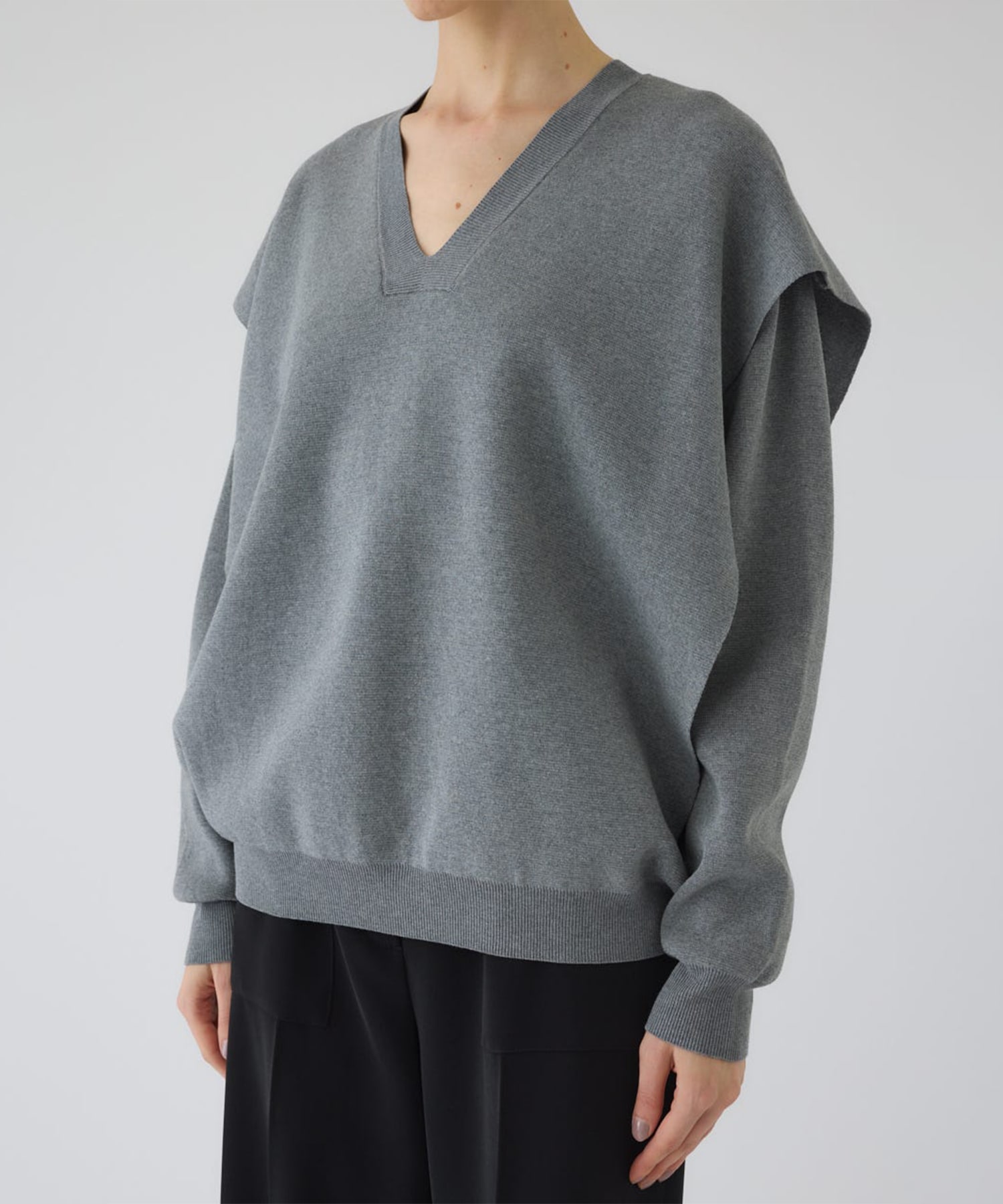 Side open oversized knit PO RIM.ARK