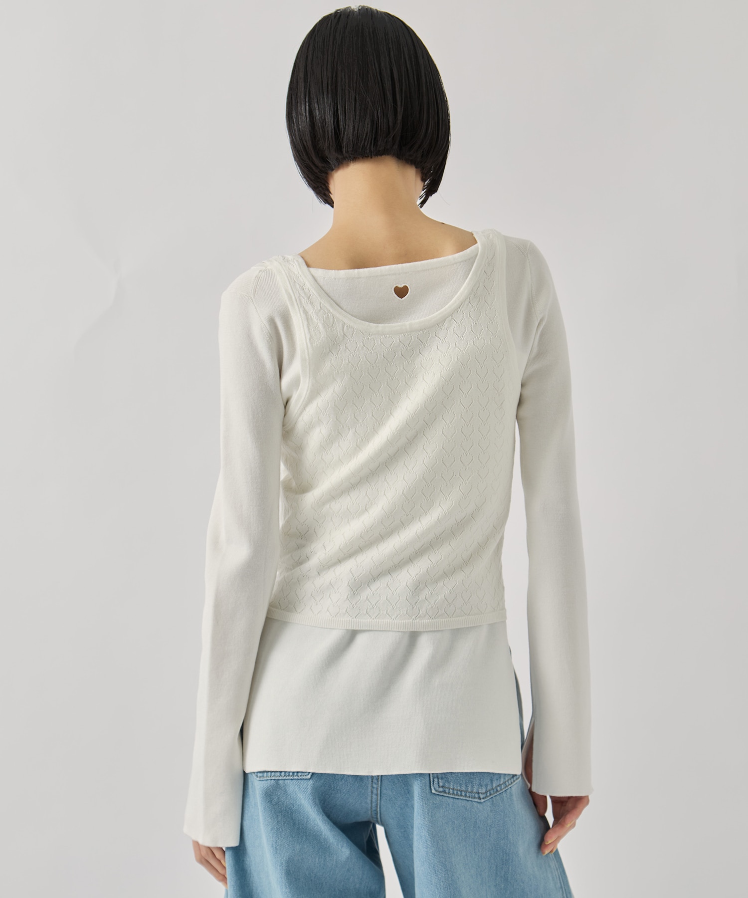 HEART TANK KHEART TANK KNIT SET AMERI