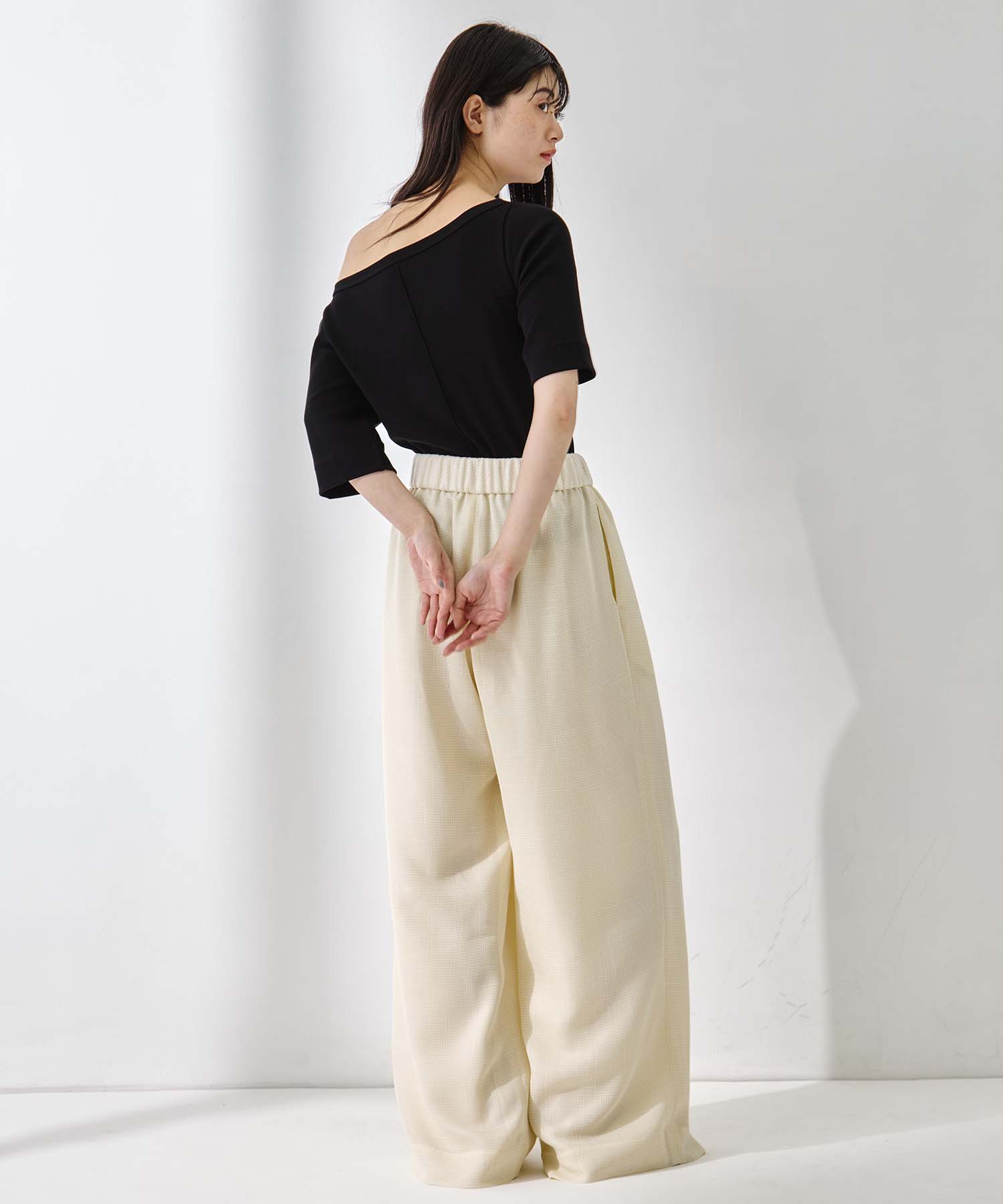 Washable Mesh Relax Trousers STUDIOUS