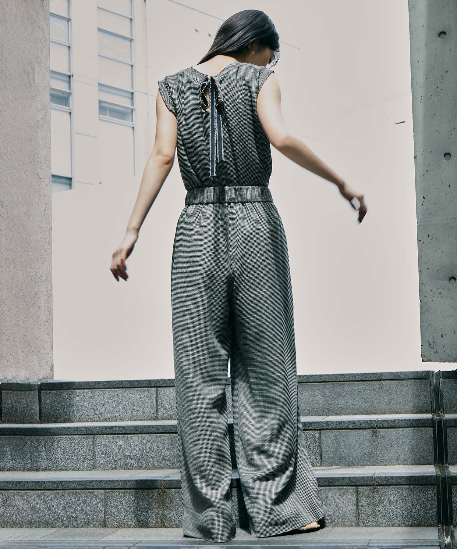 Washable Mesh Relax Trousers STUDIOUS