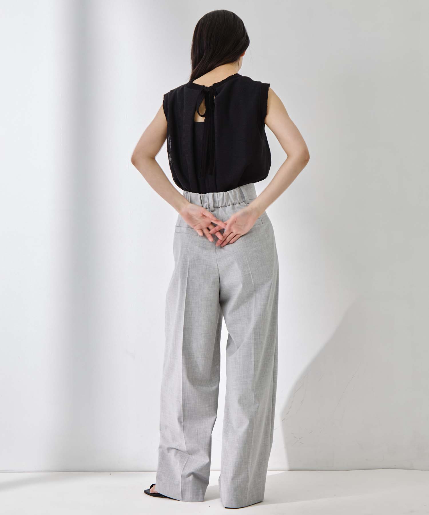 Double Tucked Stretch Trousers STUDIOUS