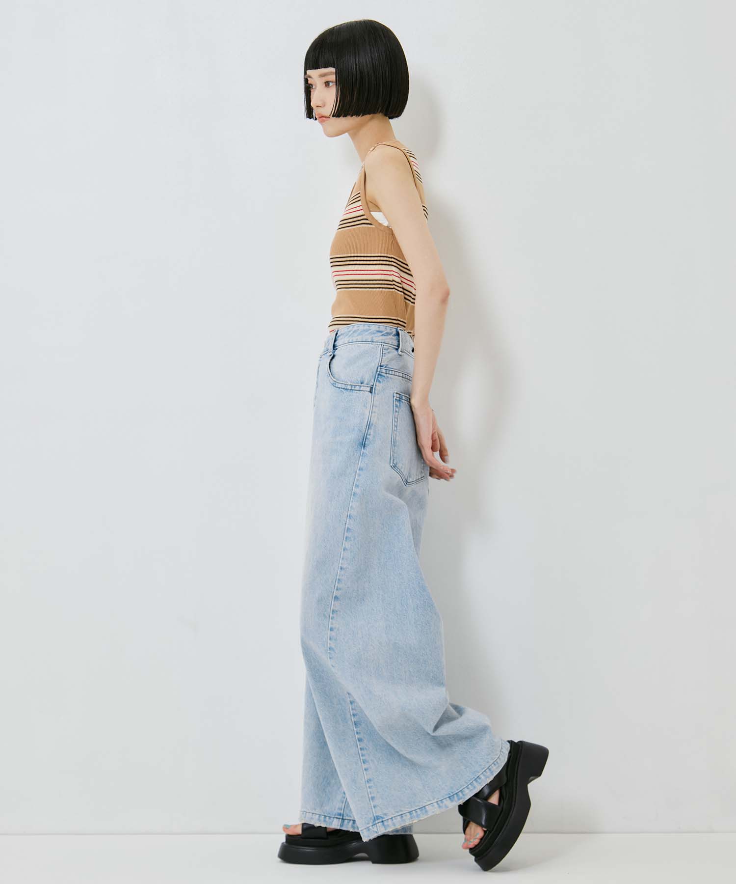 Bleached Baggy Jeans STUDIOUS