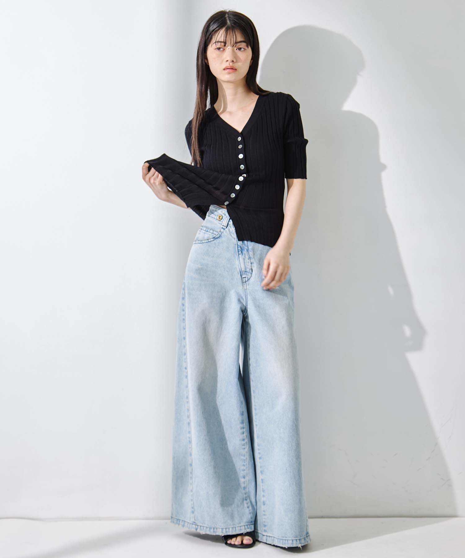 Bleached Baggy Jeans STUDIOUS