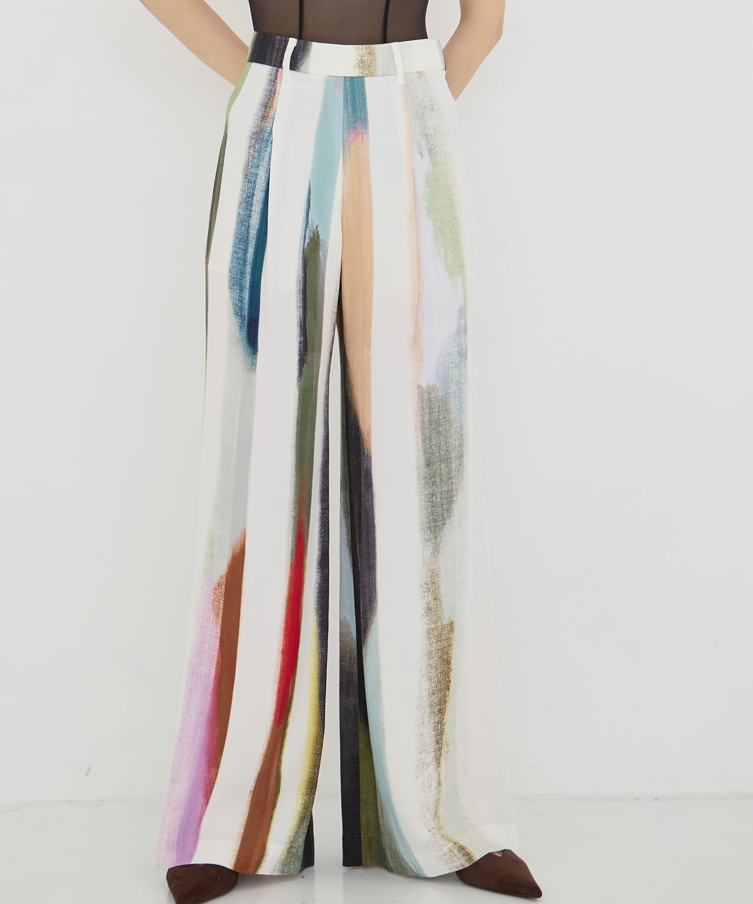 Empty stripe pants AKIRANAKA