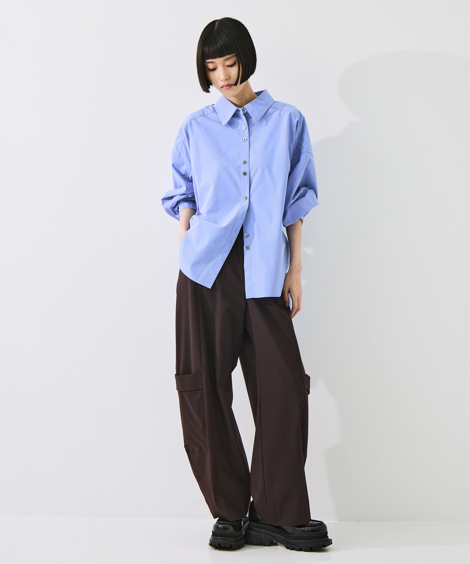 Soft Barrel Leg Flap Cargo Trousers STUDIOUS