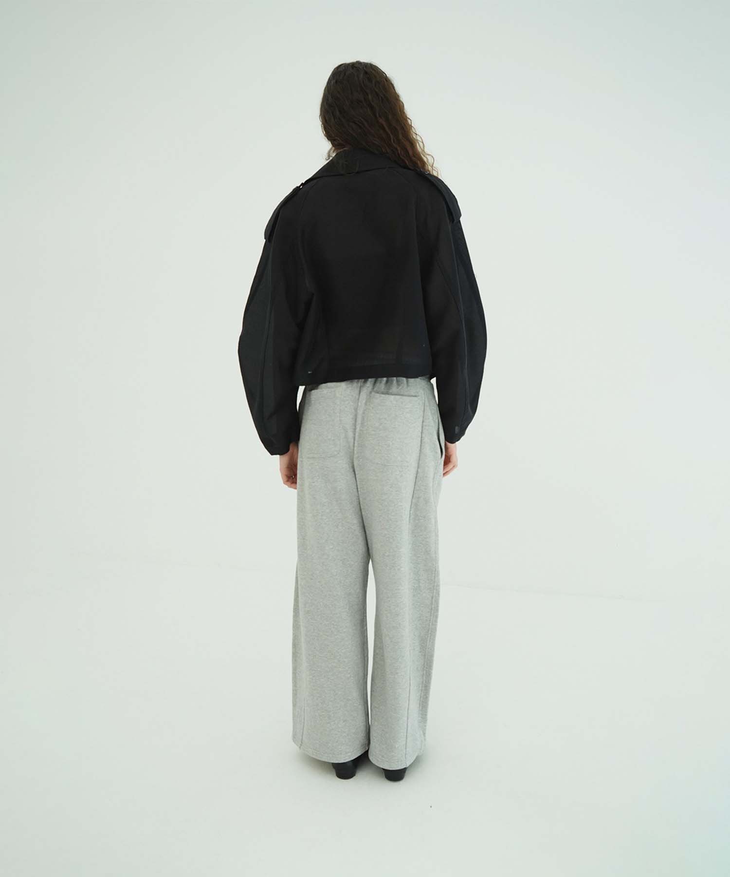 SHEER SHORT TRENCH JACKET CLANE