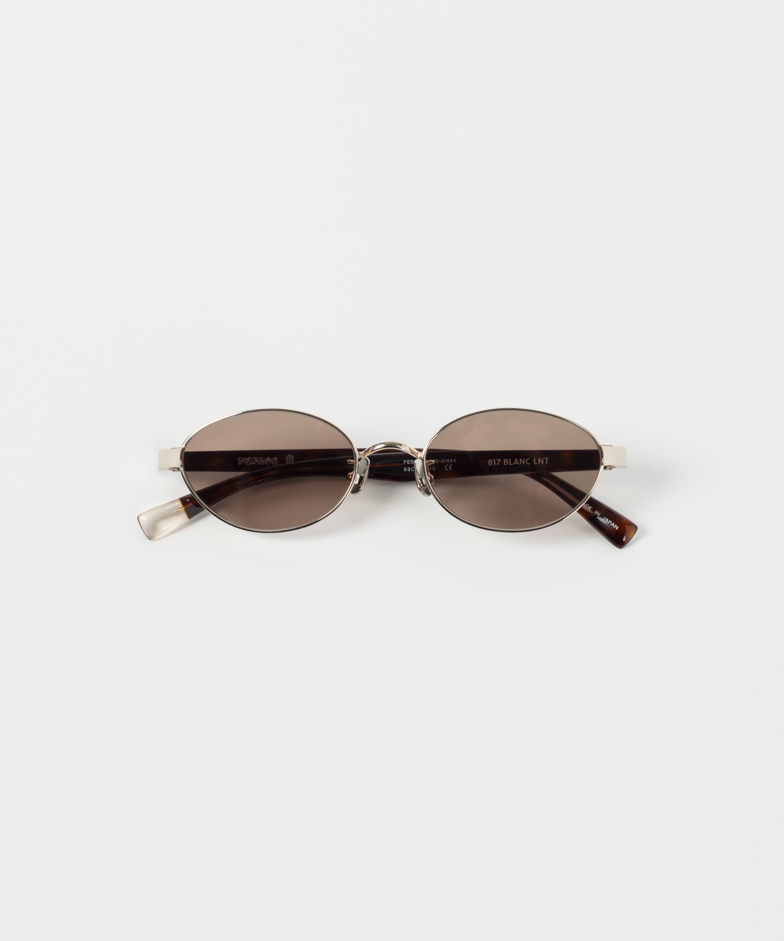 × BLANC METAL OVAL SUNGLASSES FETICO