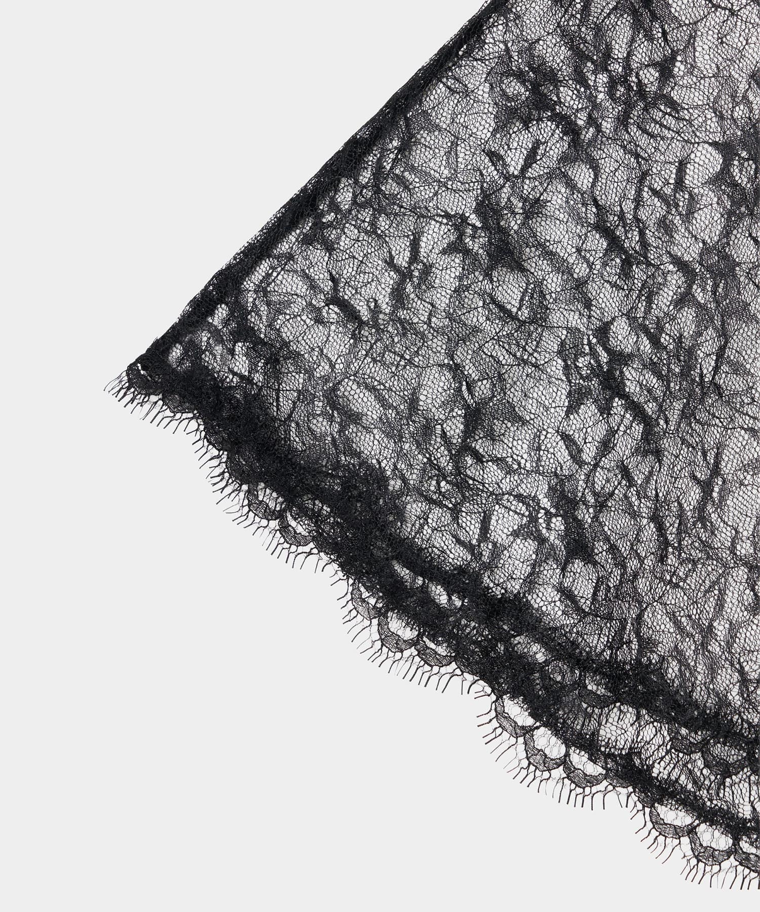 flower lace velvet ribbon cape tanakadaisuke