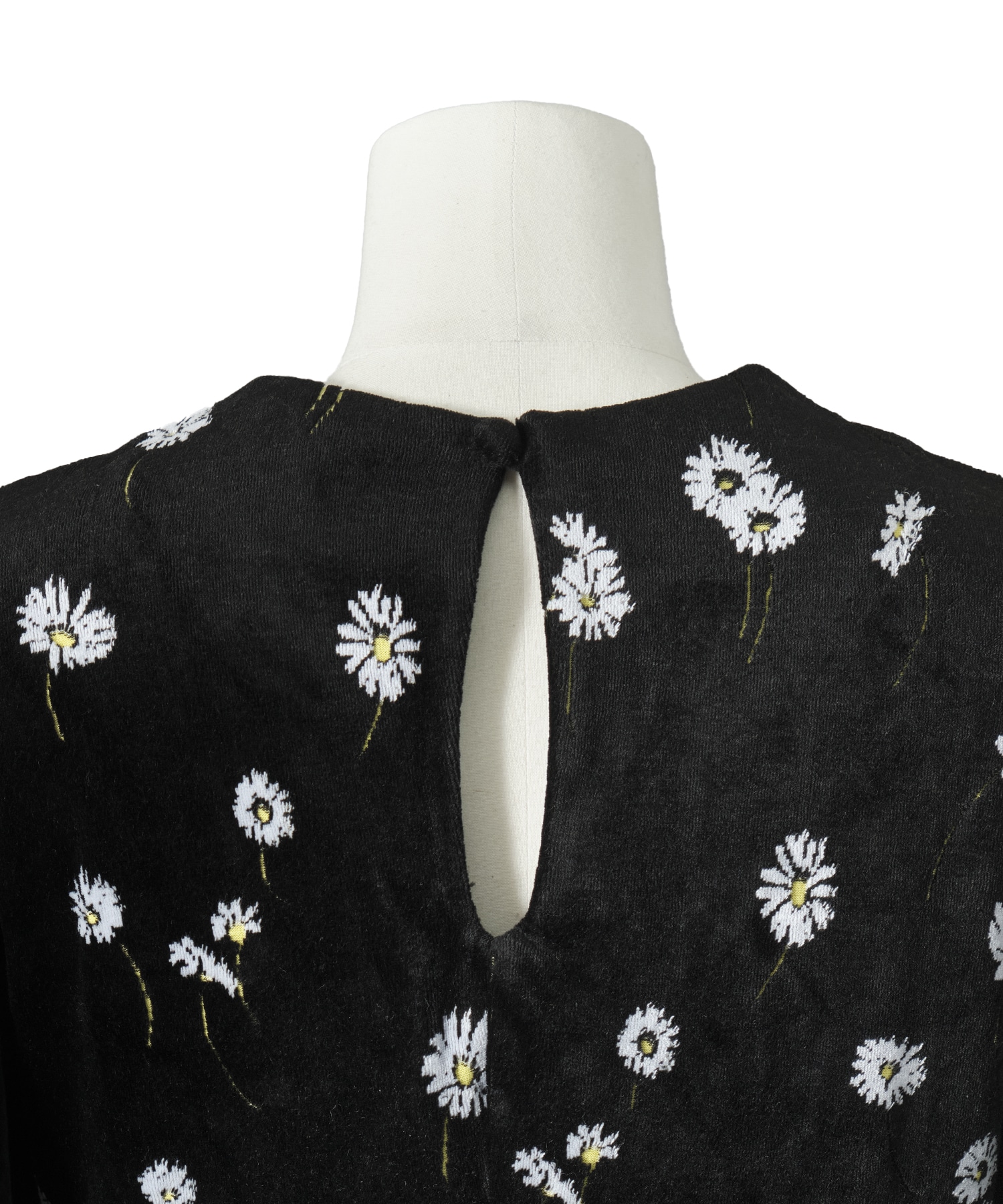 Velour Jersey Floral Dress Mame Kurogouchi