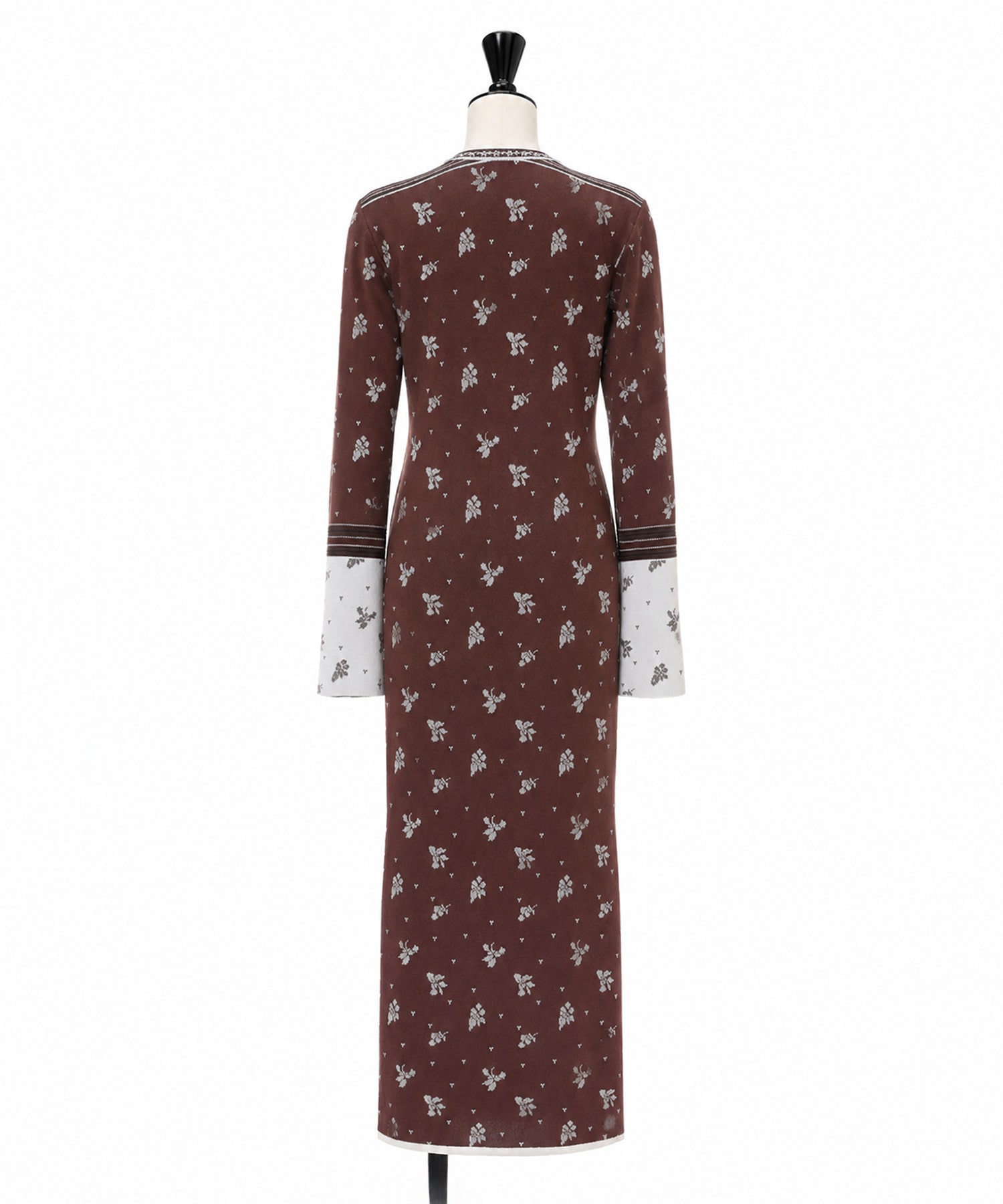 Floral Jacquard Knit Dress Mame Kurogouchi