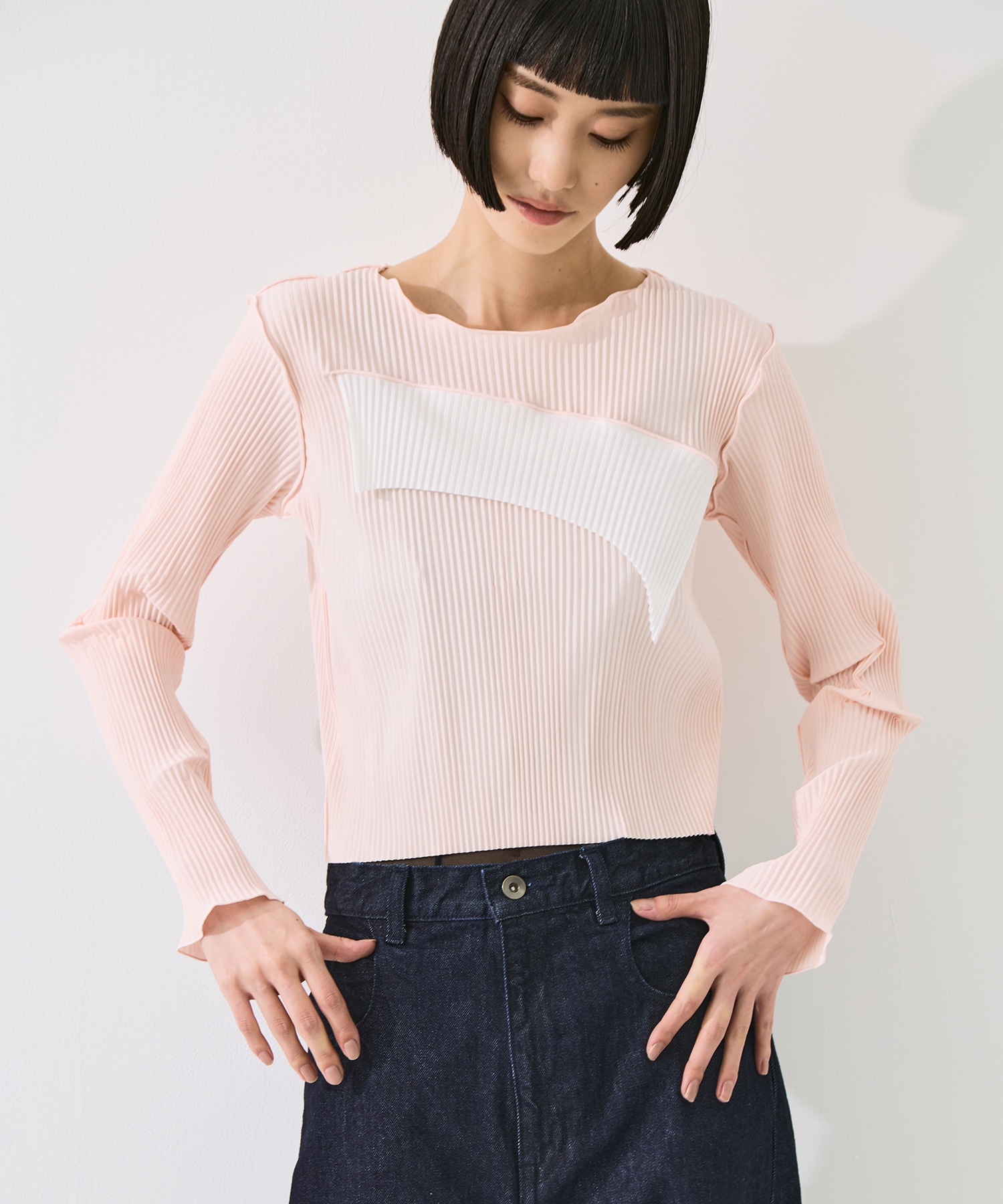todo TINY WAVE TOP *LONG SLEEVE kotohayokozawa