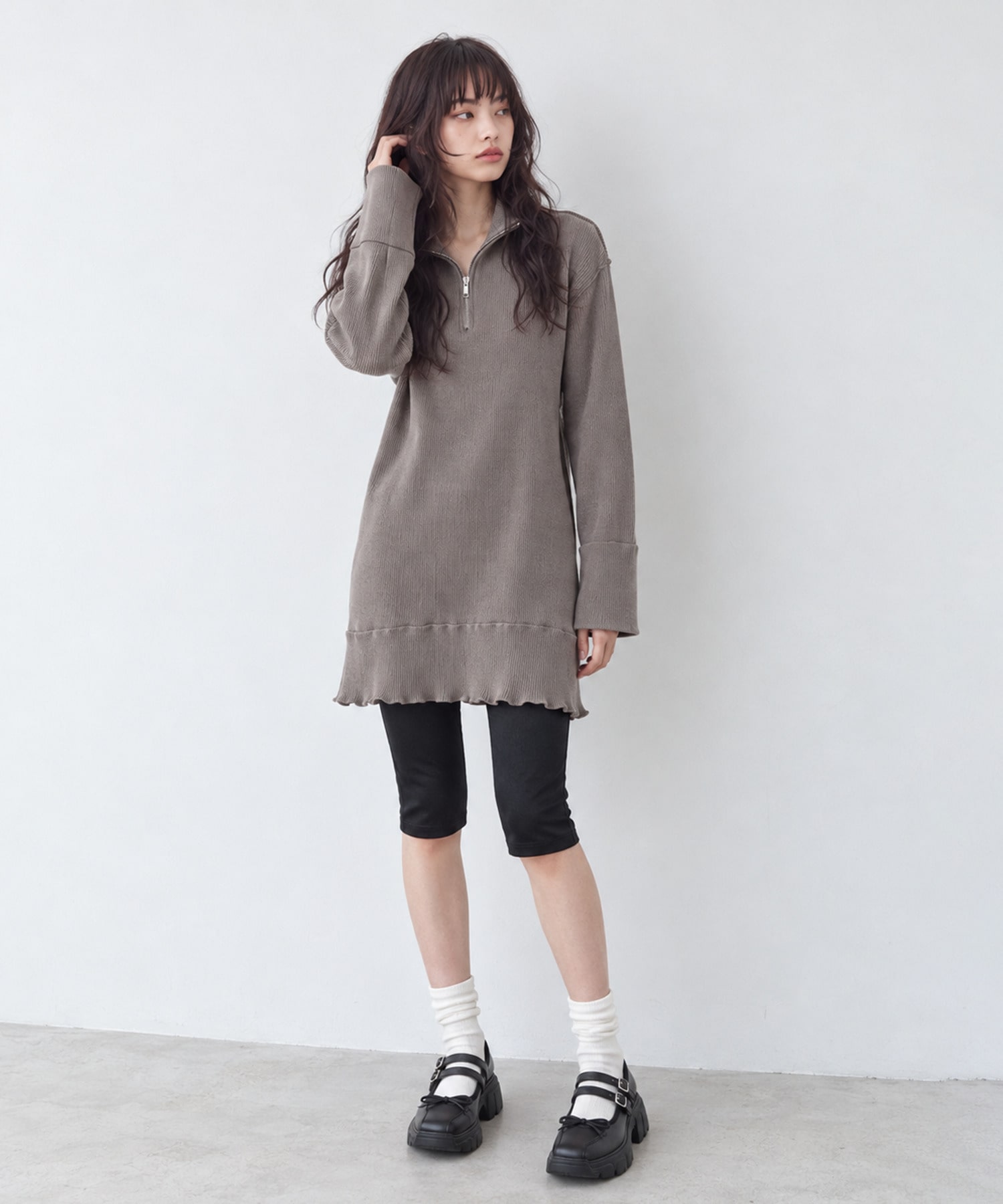 別注 CRISP ZIP MINI ONE PIECE kotohayokozawa