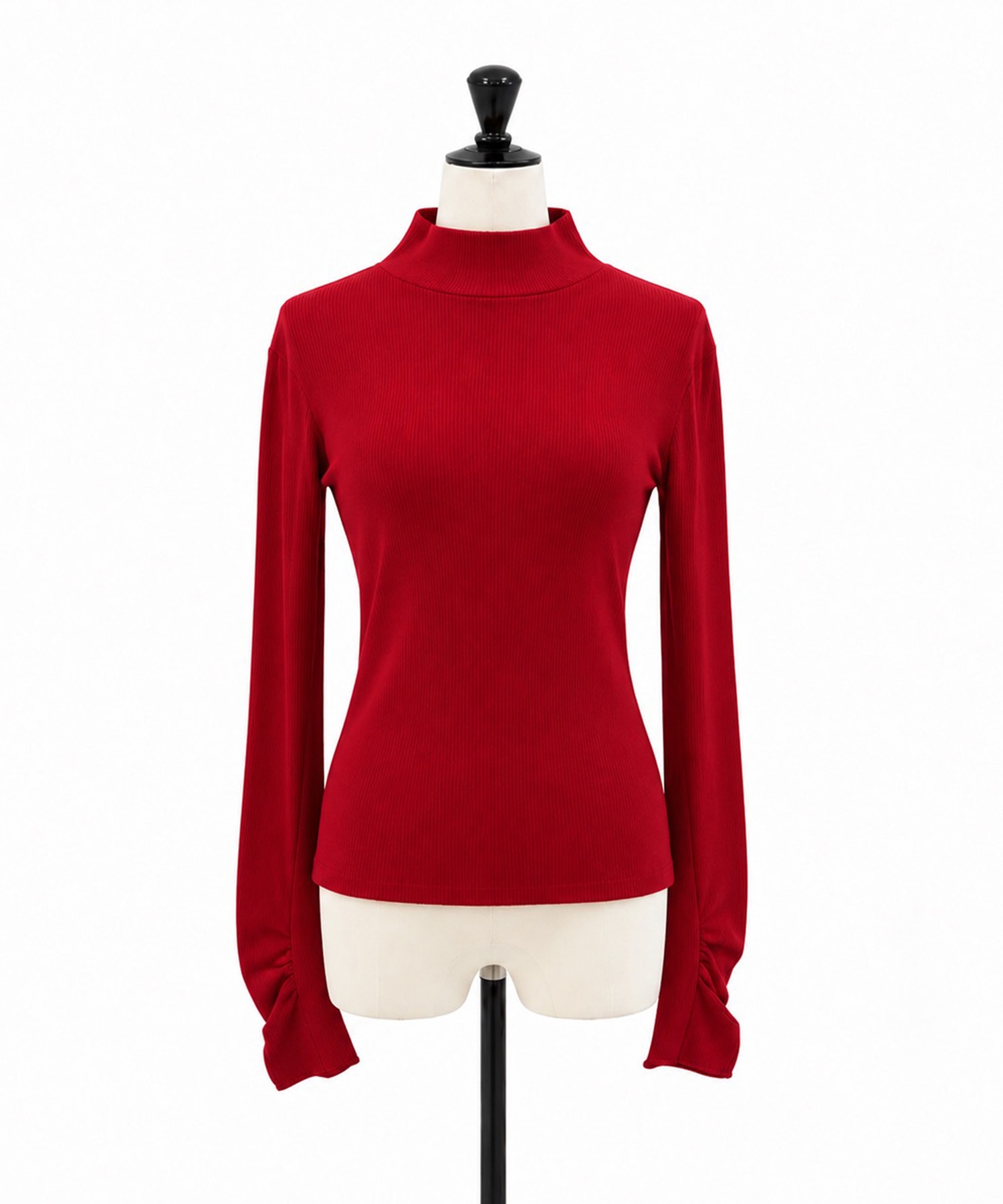 Wool Rib Highneck Top STUDIOUS