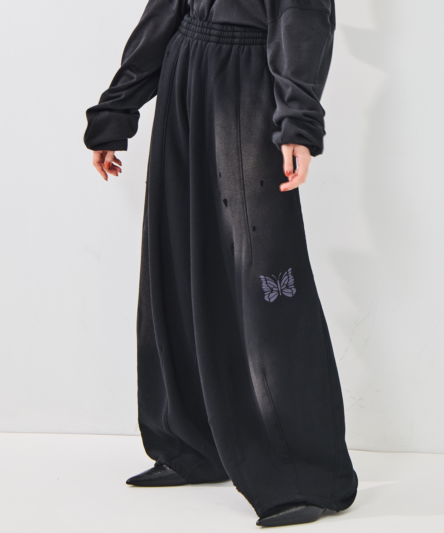 Deconstructed H.D Sweat Pants Needles