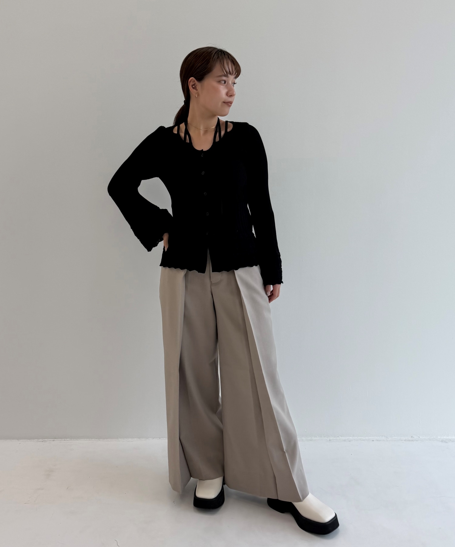 別注TUCKED WIDE TROUSERS JOHN LAWRENCE SULLIVAN