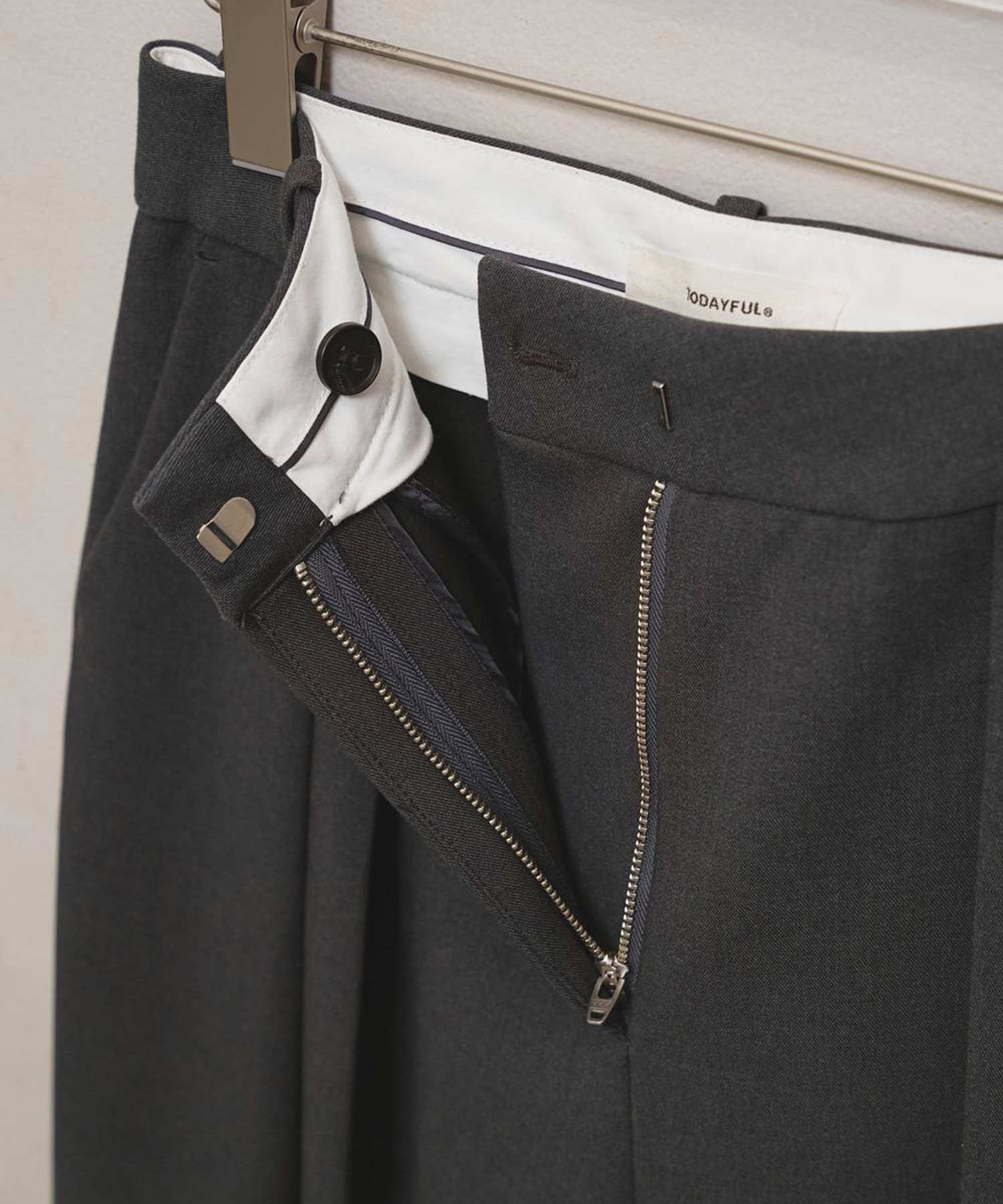 Bonding Wide Trousers TODAYFUL