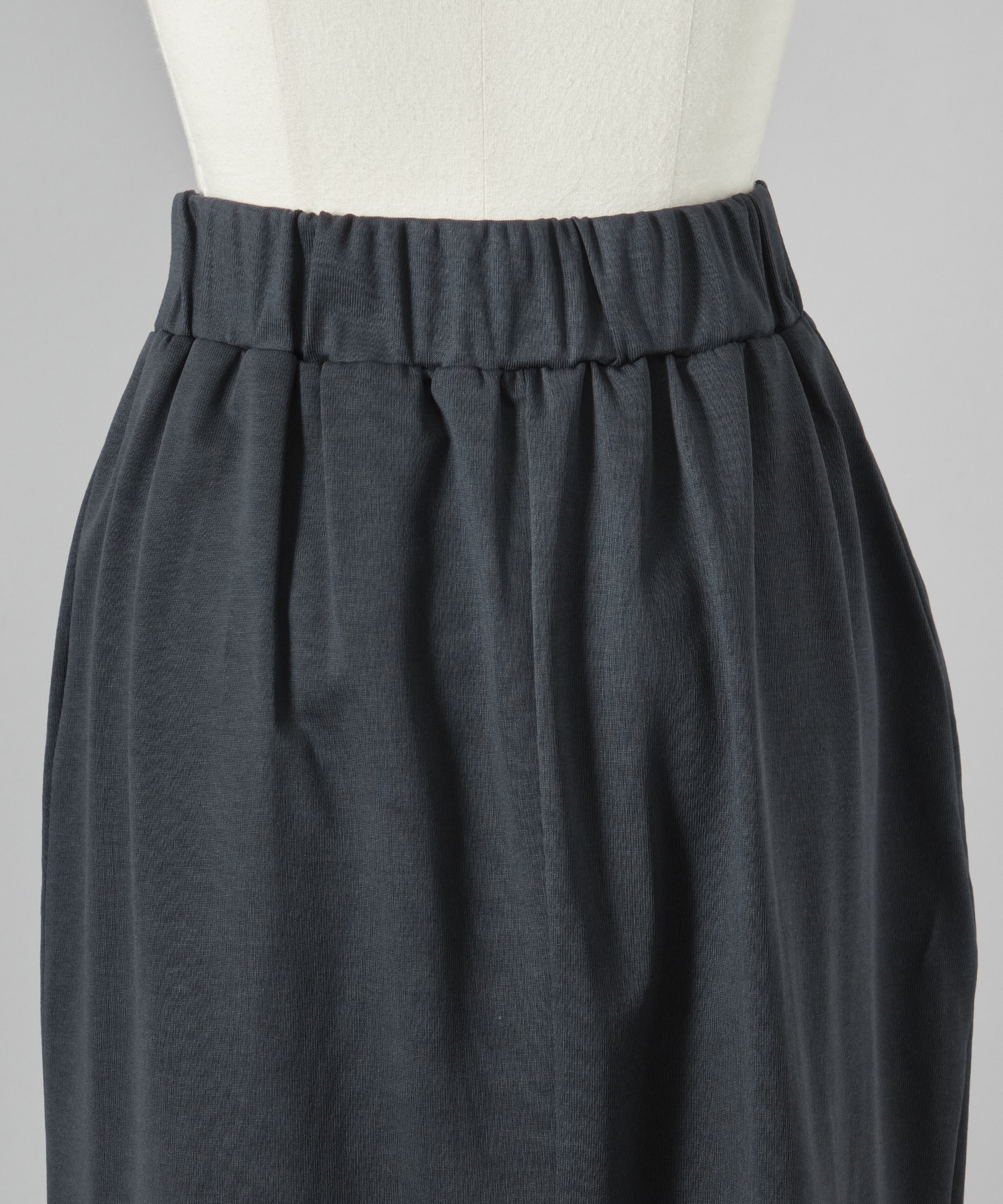 Cotton Jersey Asymmetric Skirt Mame Kurogouchi