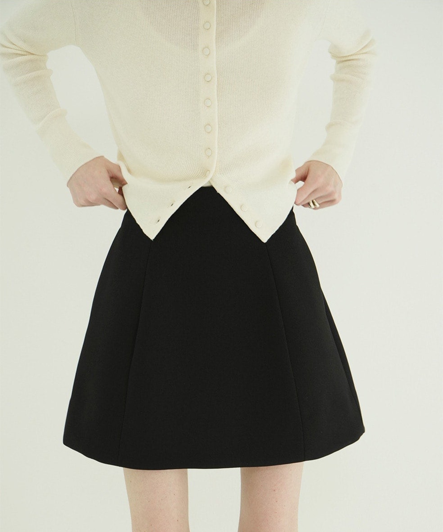 CONSTRUCTIVE MINI SKIRT CLANE