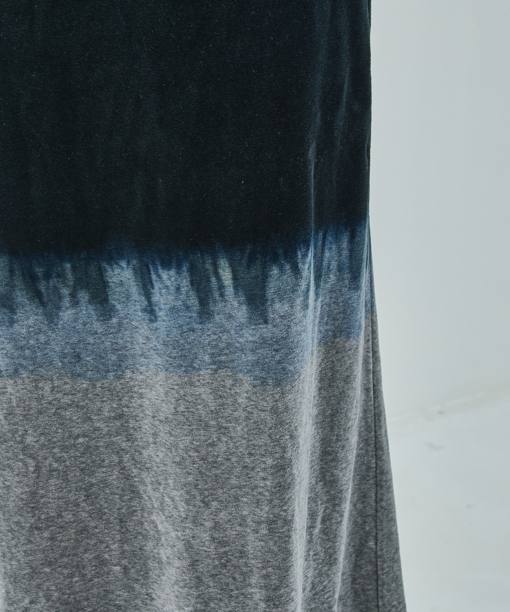 Gradation Shibori Dyed Skirt Mame Kurogouchi