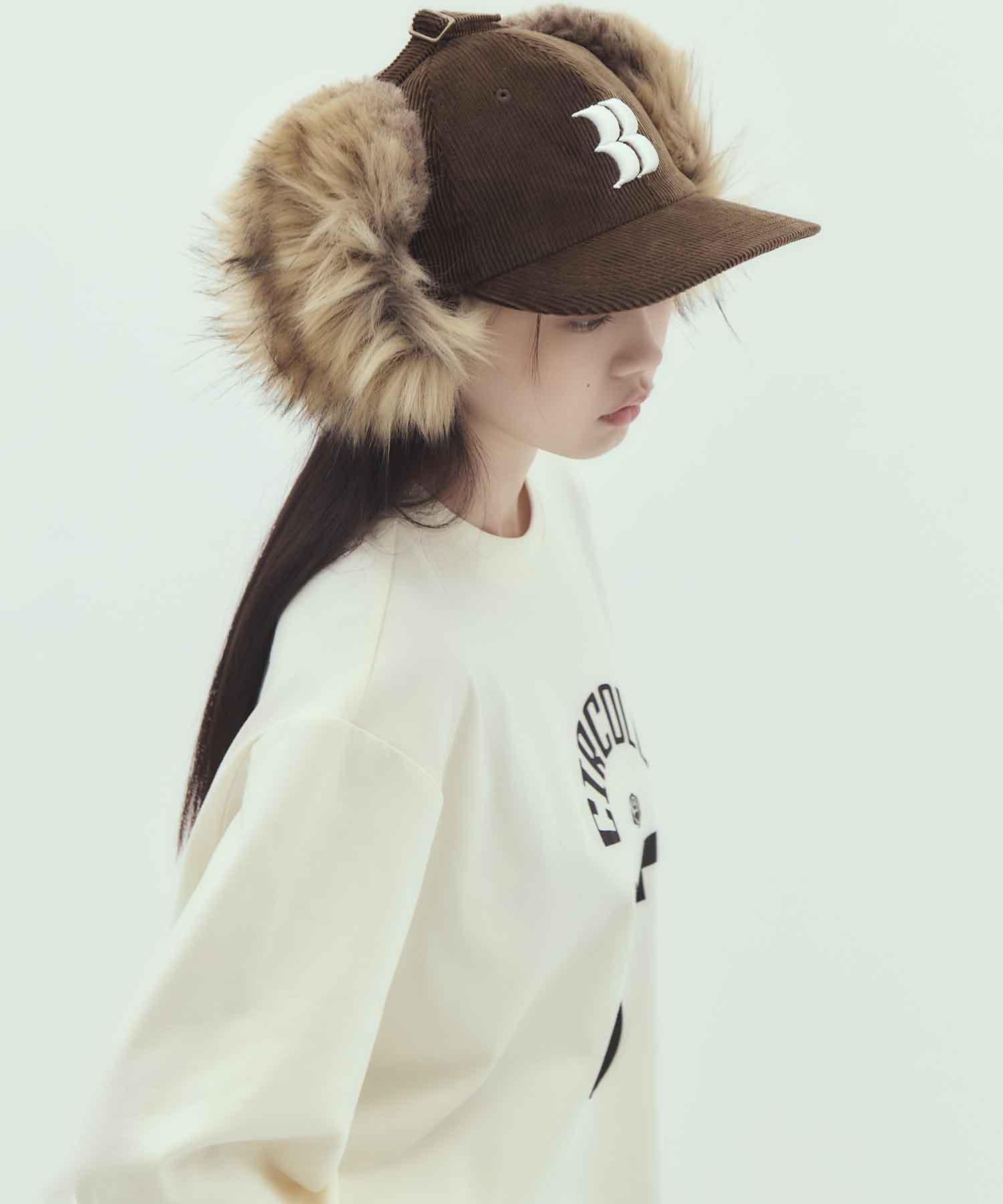 Corduroy BB Logo Flight Cap BASICKS