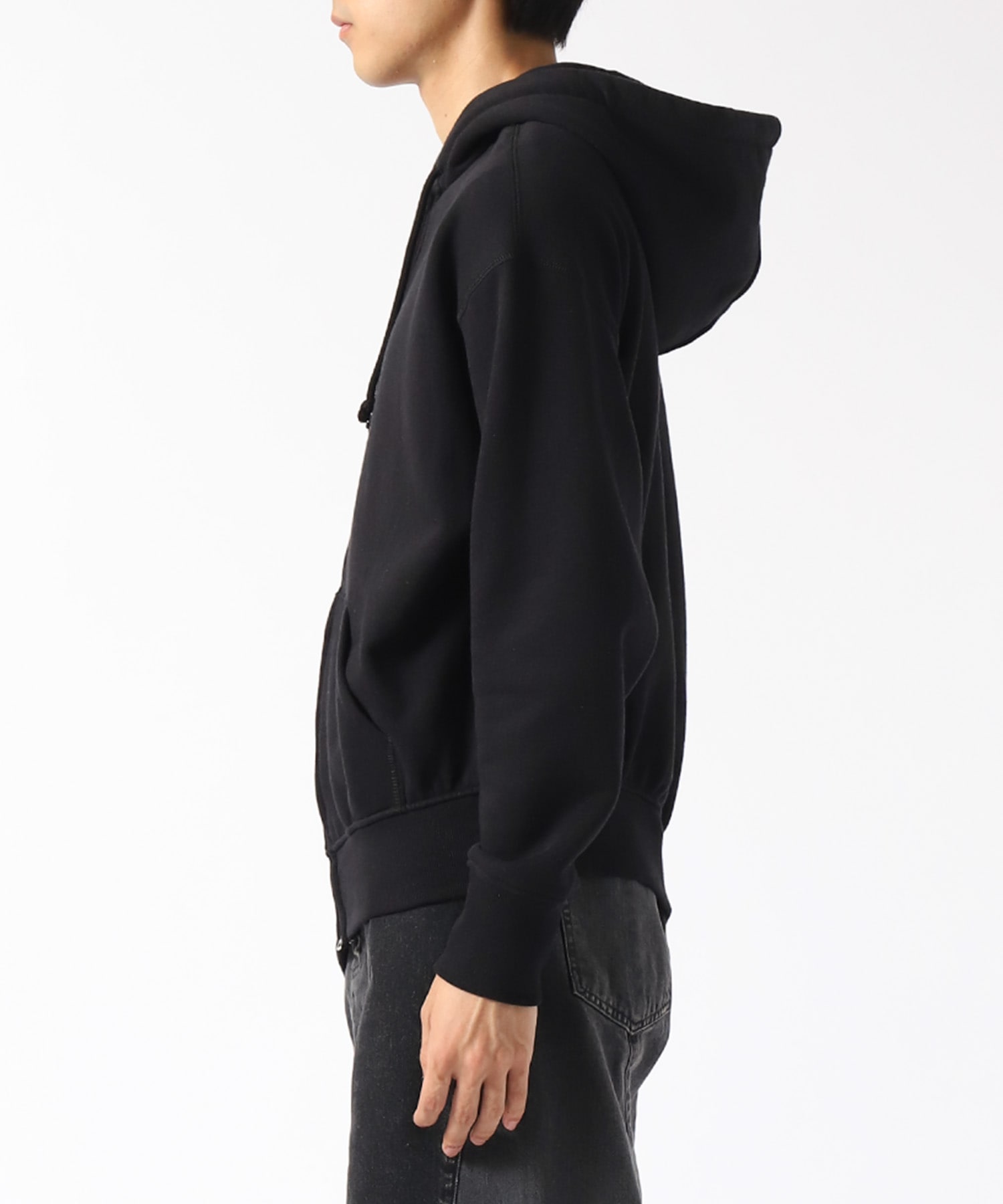 Asymmetry Zip Hoodie INSCRIRE