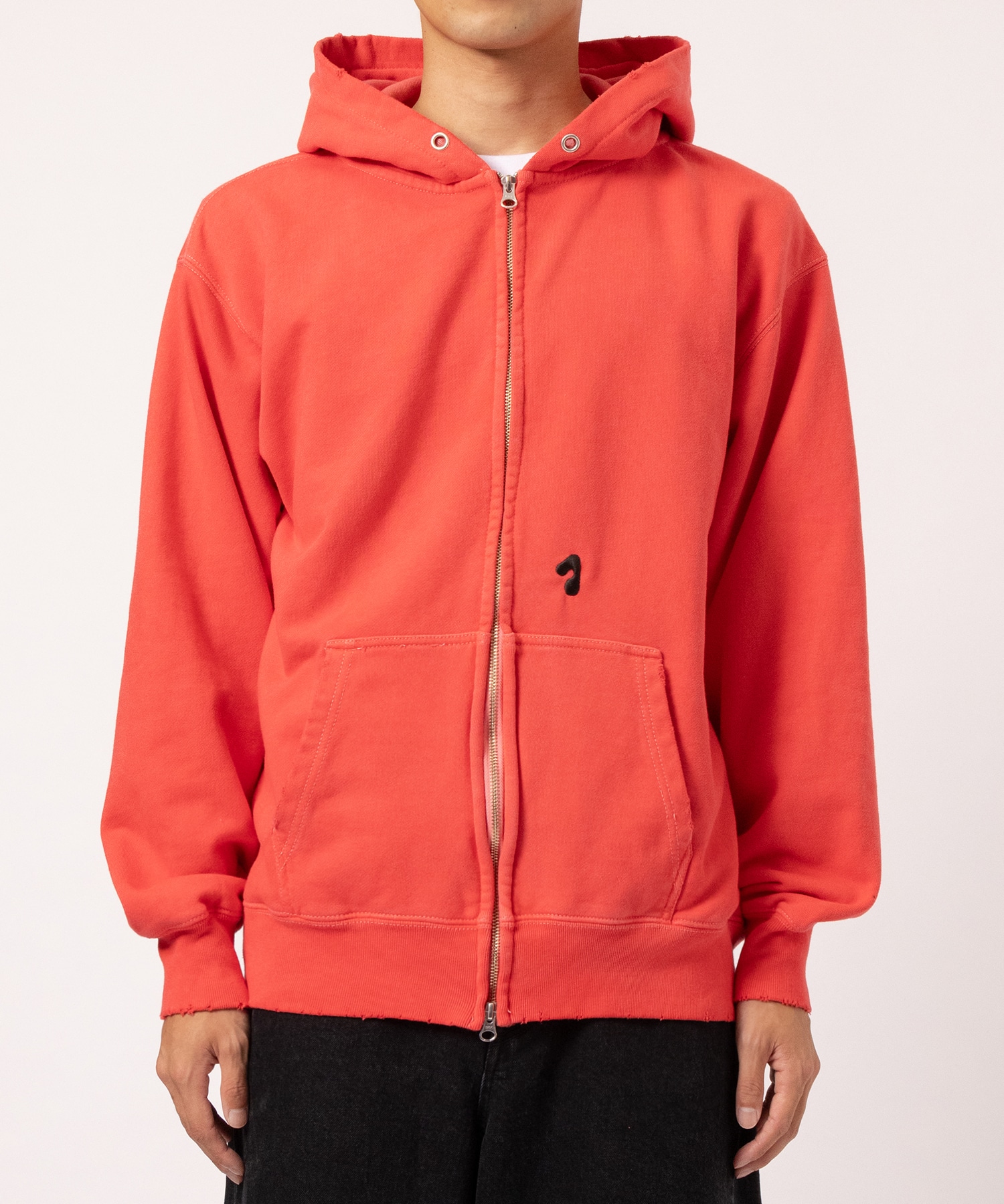 PIGMENT J LOGO ZIP UP HOODIE JieDa