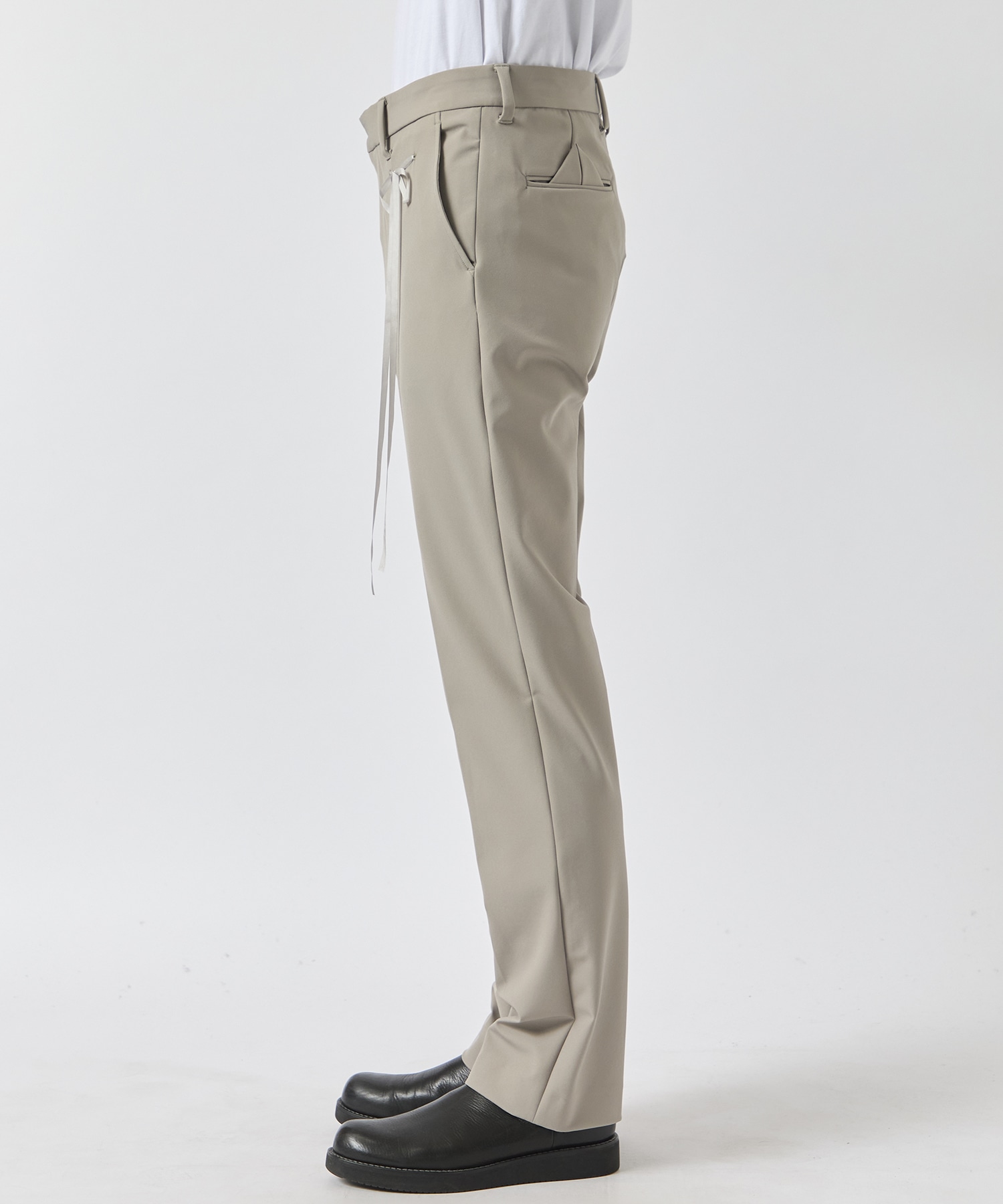 STRETCH STRAIGHT SLACKS Midorikawa