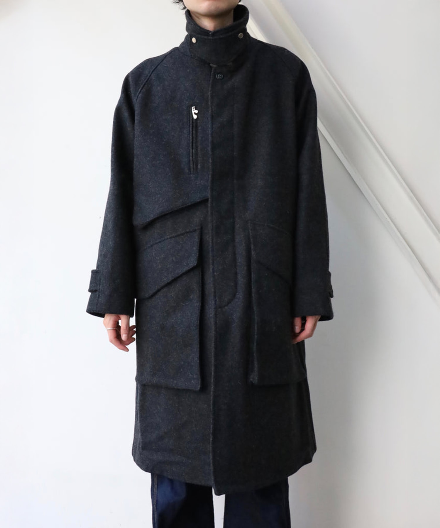 MELTON TRENCH COAT JieDa