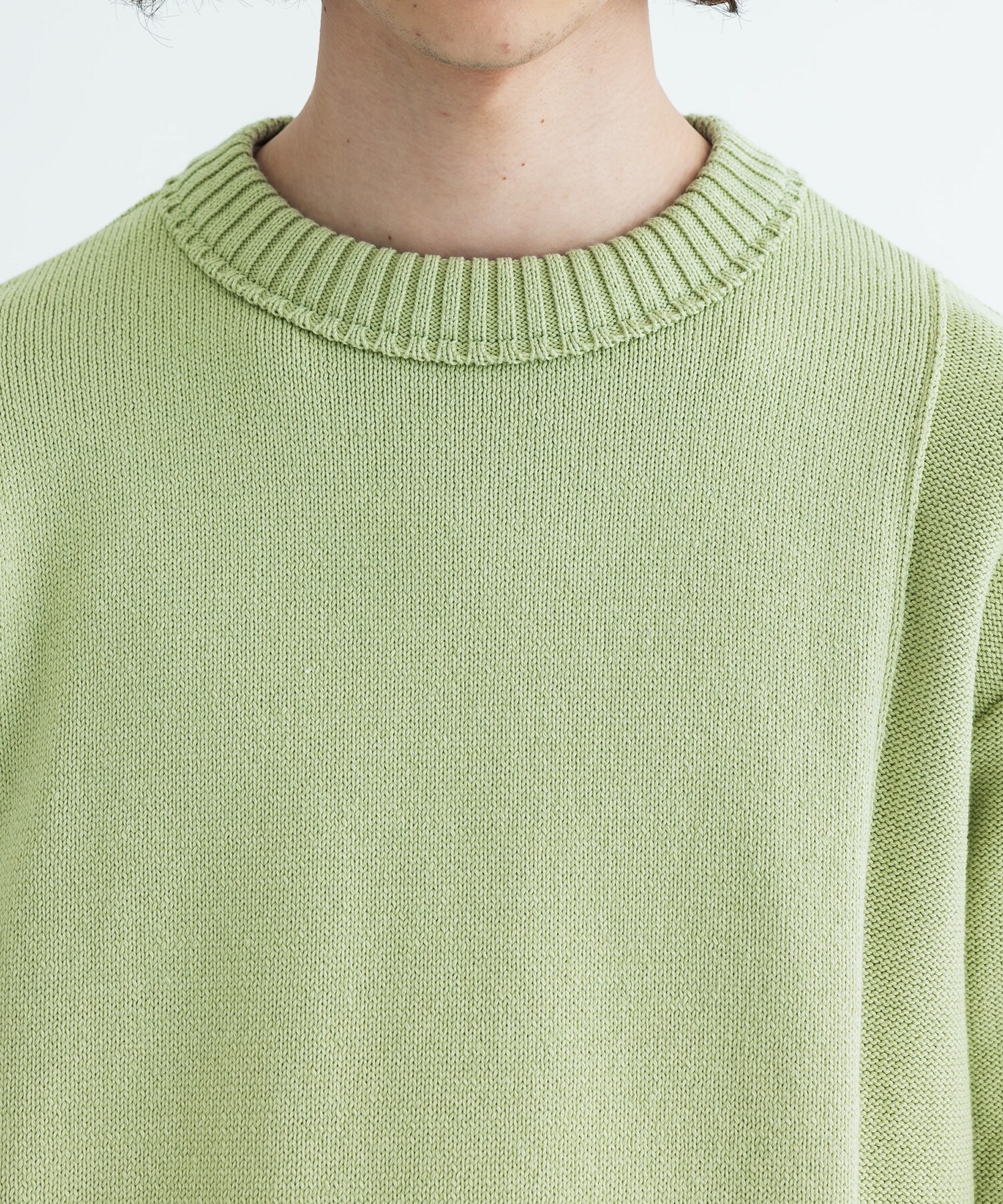 INSIDE OUT COTTON KNIT PULLOVER CITY