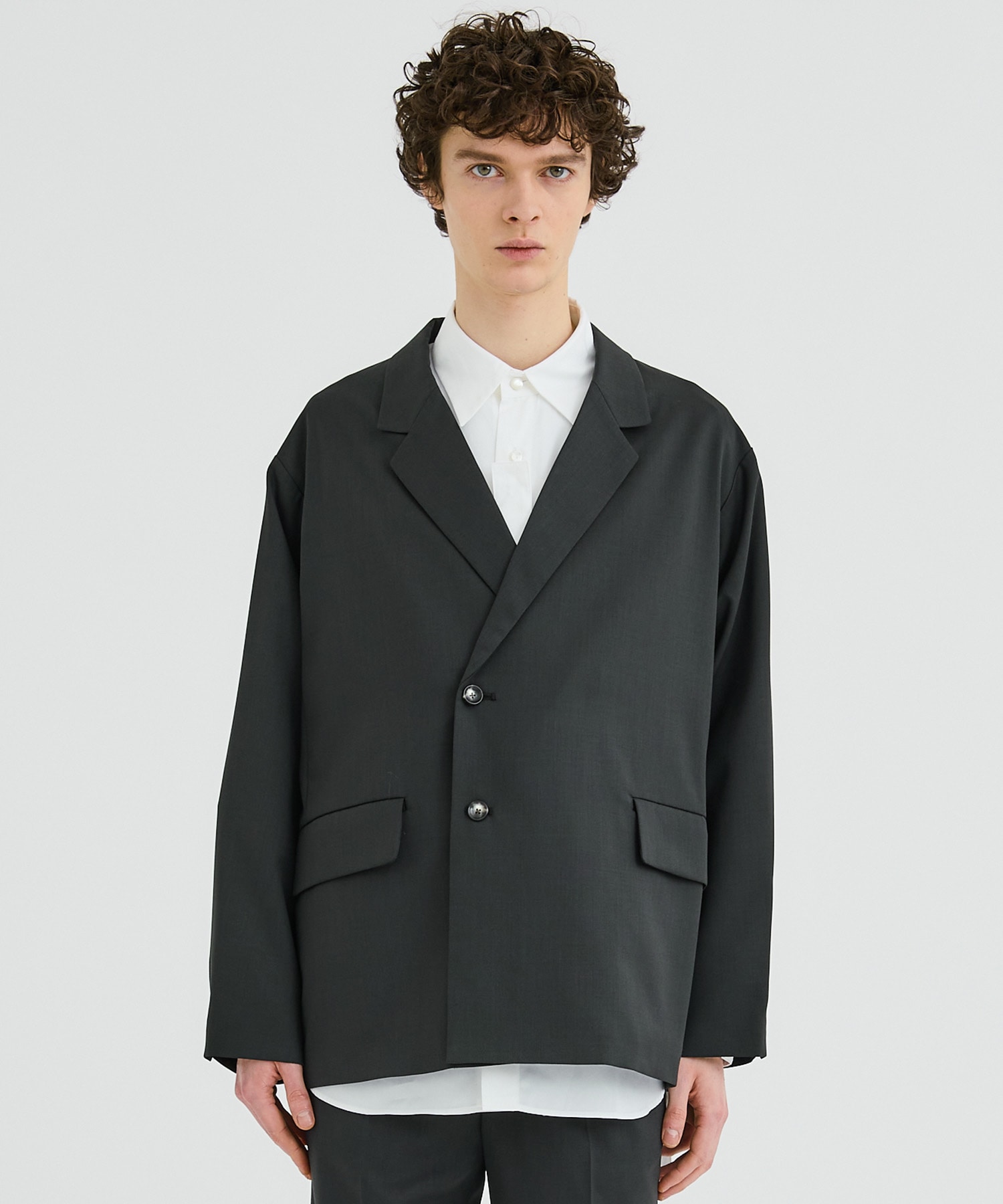 MENS NON-NO】T/W TAILORED JACKET(1 BLACK): LiNoH: MENS｜ STUDIOUS