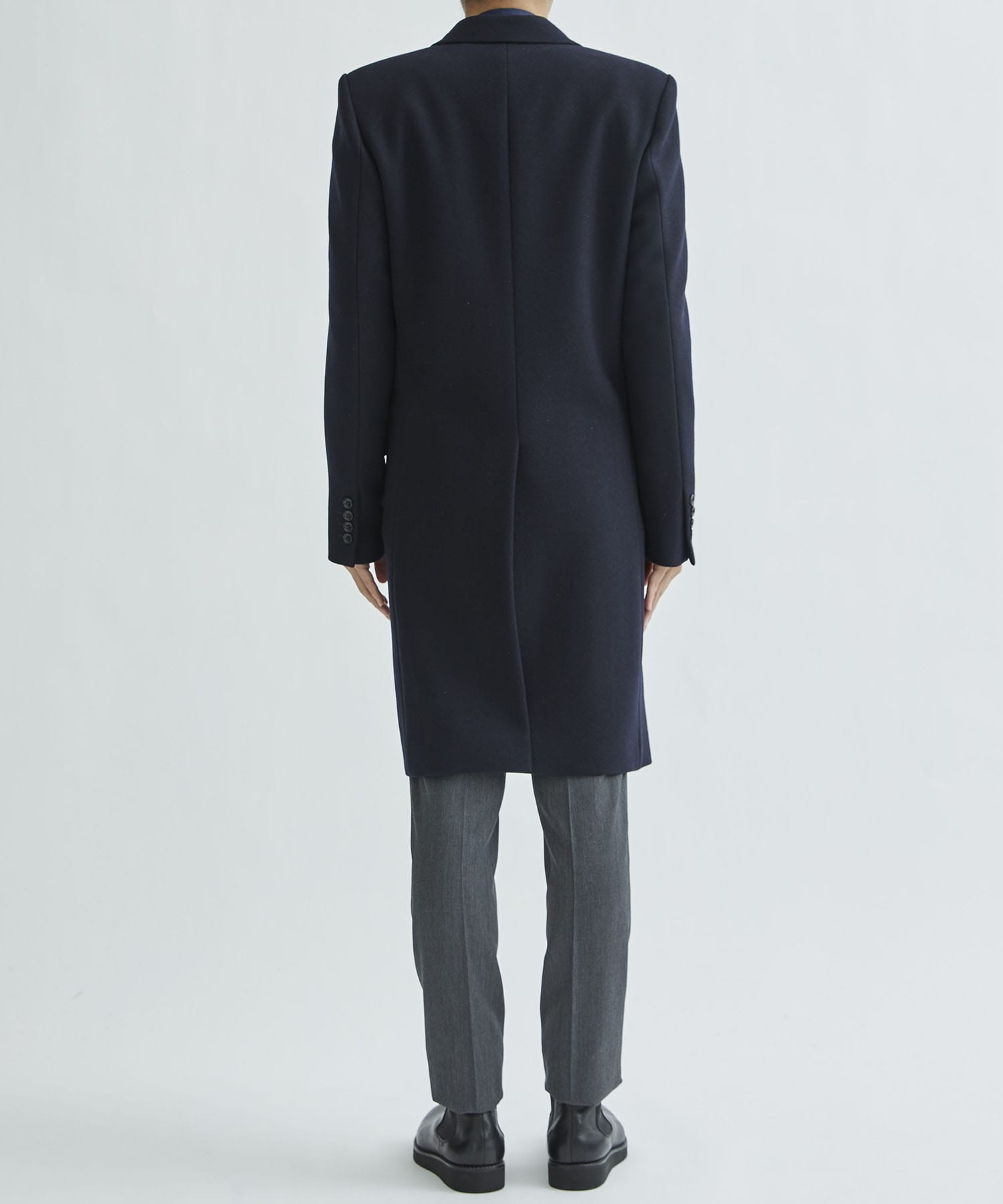 【MARNI】Wool-Melton Chesterfield coat