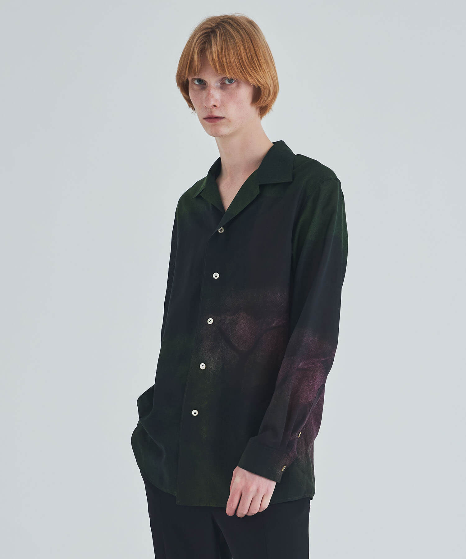 Open Collar IWAMOTO Blouse BED J.W. FORD