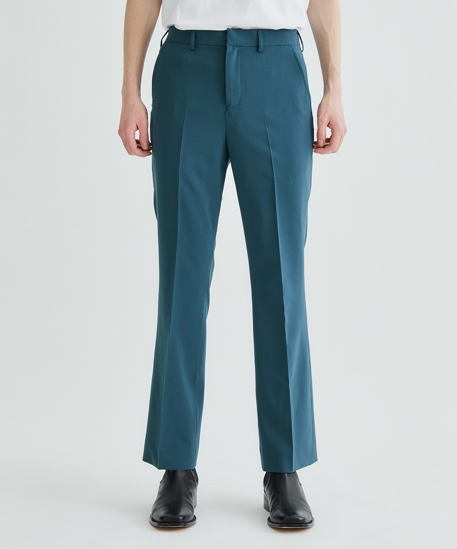 EX.FLARE SLACKS(1 BLUE): SHAREEF: MENS｜ STUDIOUS ONLINE公式通販サイト