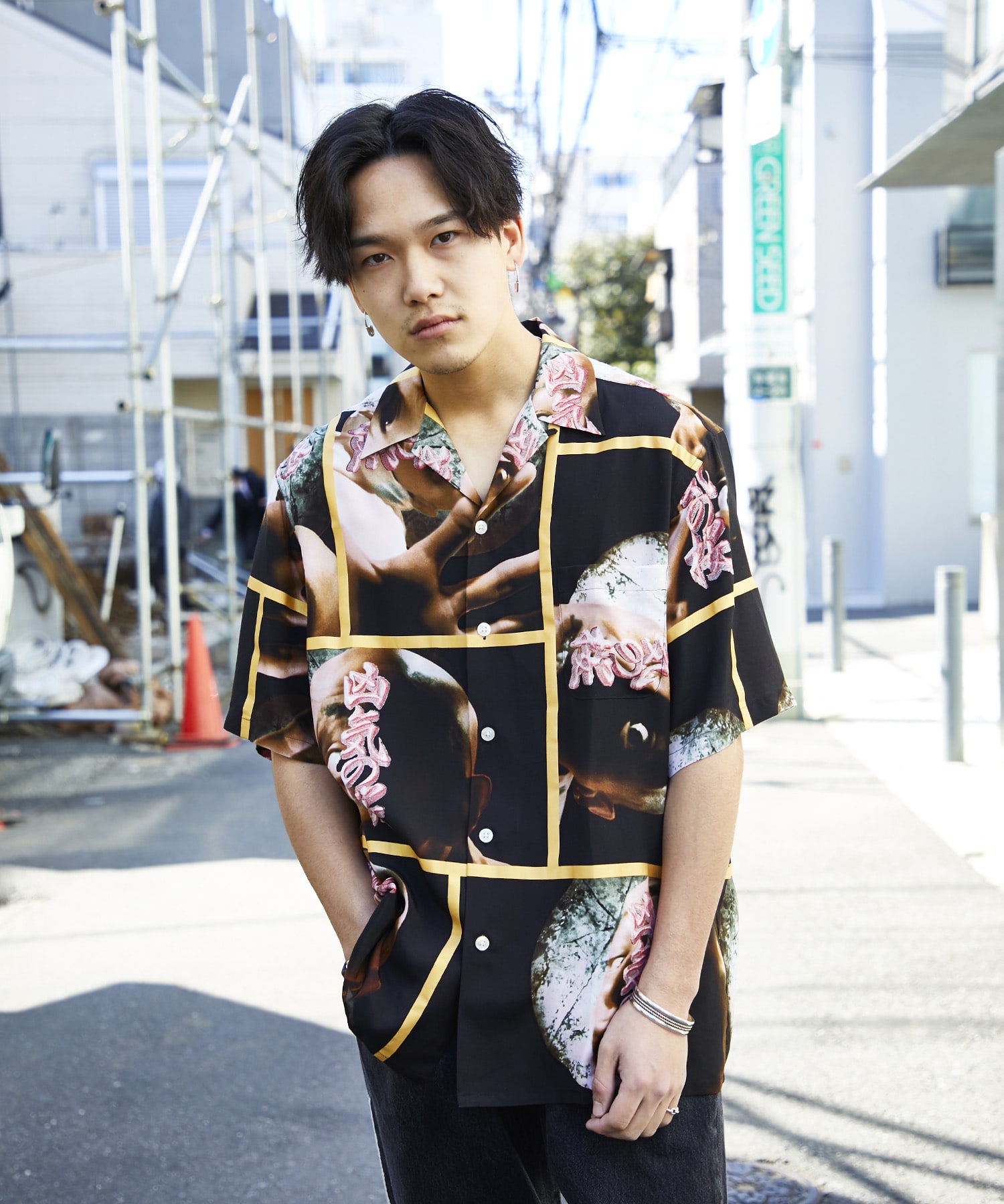 スタイリッシュシンプル WACKOMARIA 凶気の桜 HAWAIIAN SHIRT 22ss XXL ...