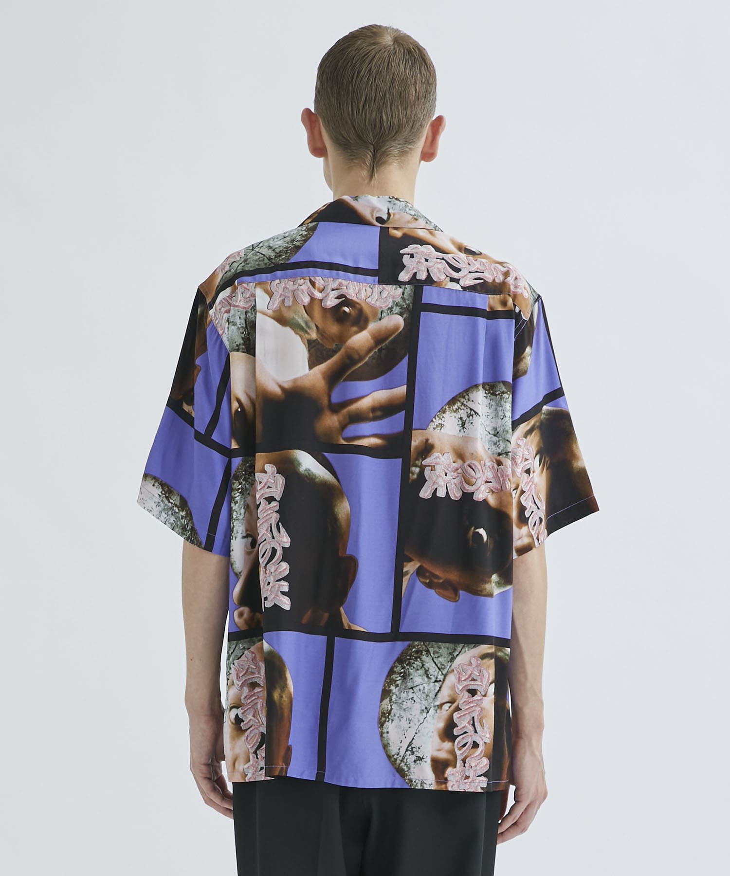 凶気の桜 / HAWAIIAN SHIRT S/S ( TYPE-2 )(S PURPLE): WACKO MARIA