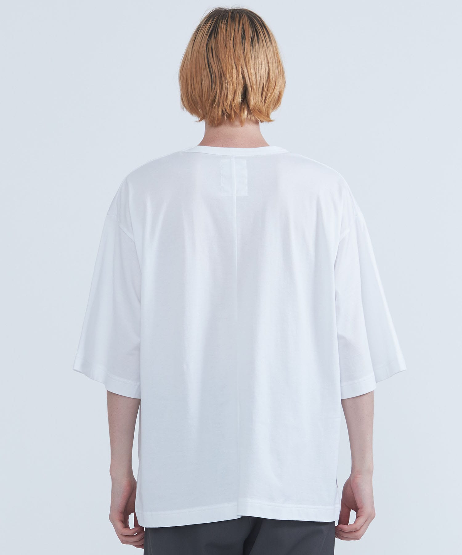 BARBED WIRE emb S/S BIG-T(1 WHITE): SHAREEF: MENS｜ STUDIOUS