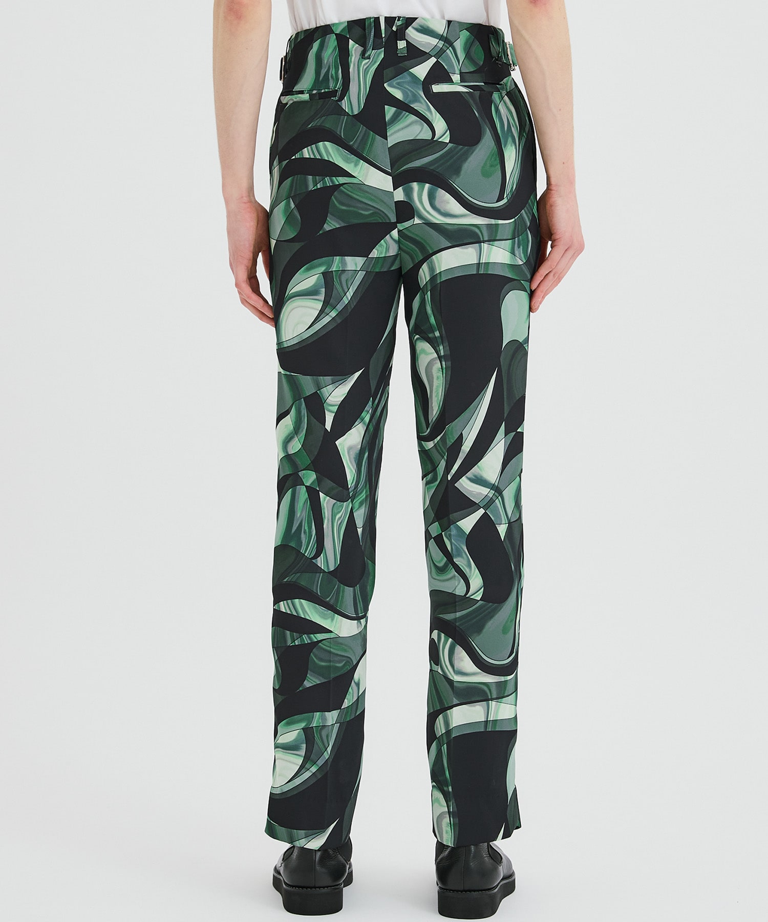 MARBLE PRINT PANTS(1 GREEN): LiNoH: MENS｜ STUDIOUS ONLINE公式通販